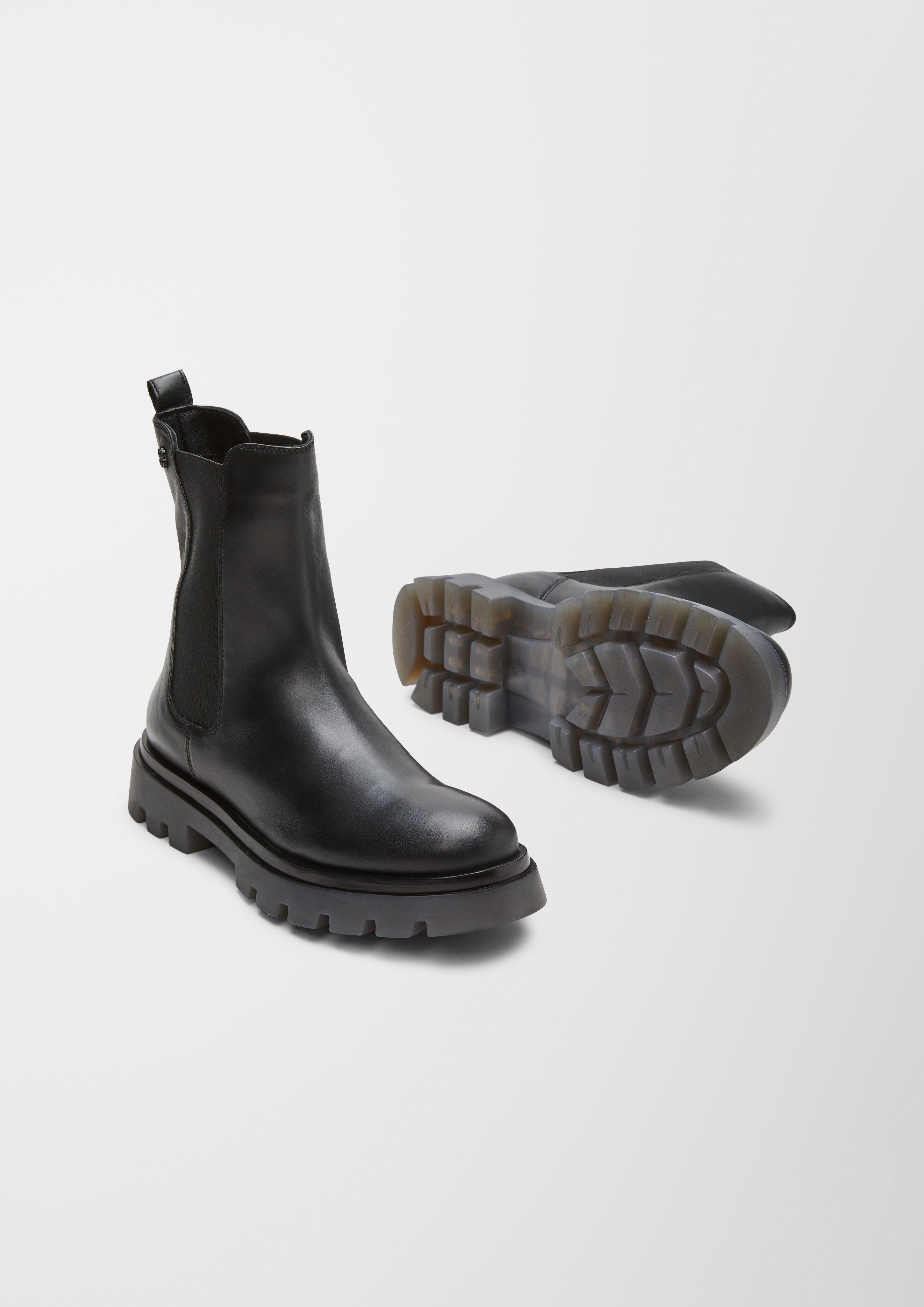 s.Oliver Gefütterte Lederstiefel