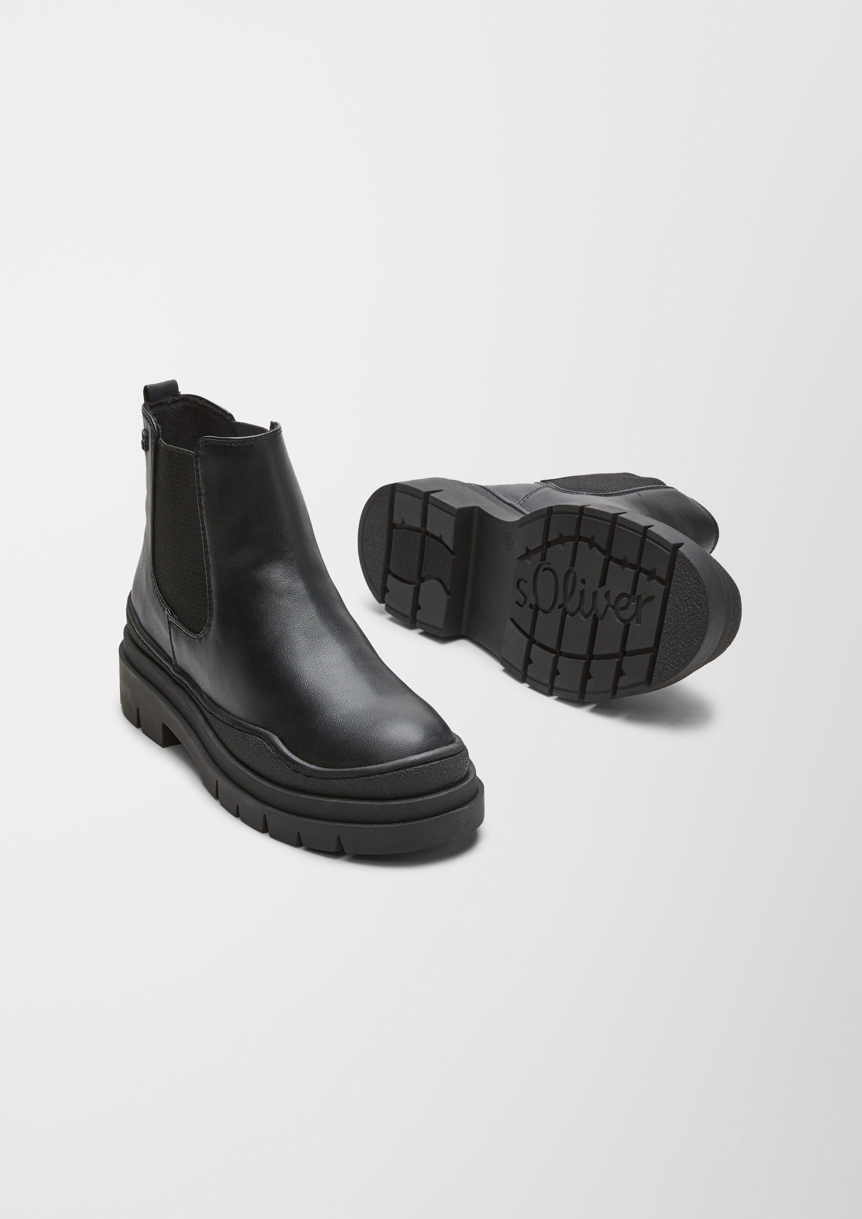 s.Oliver Stiefel in Leder-Optik