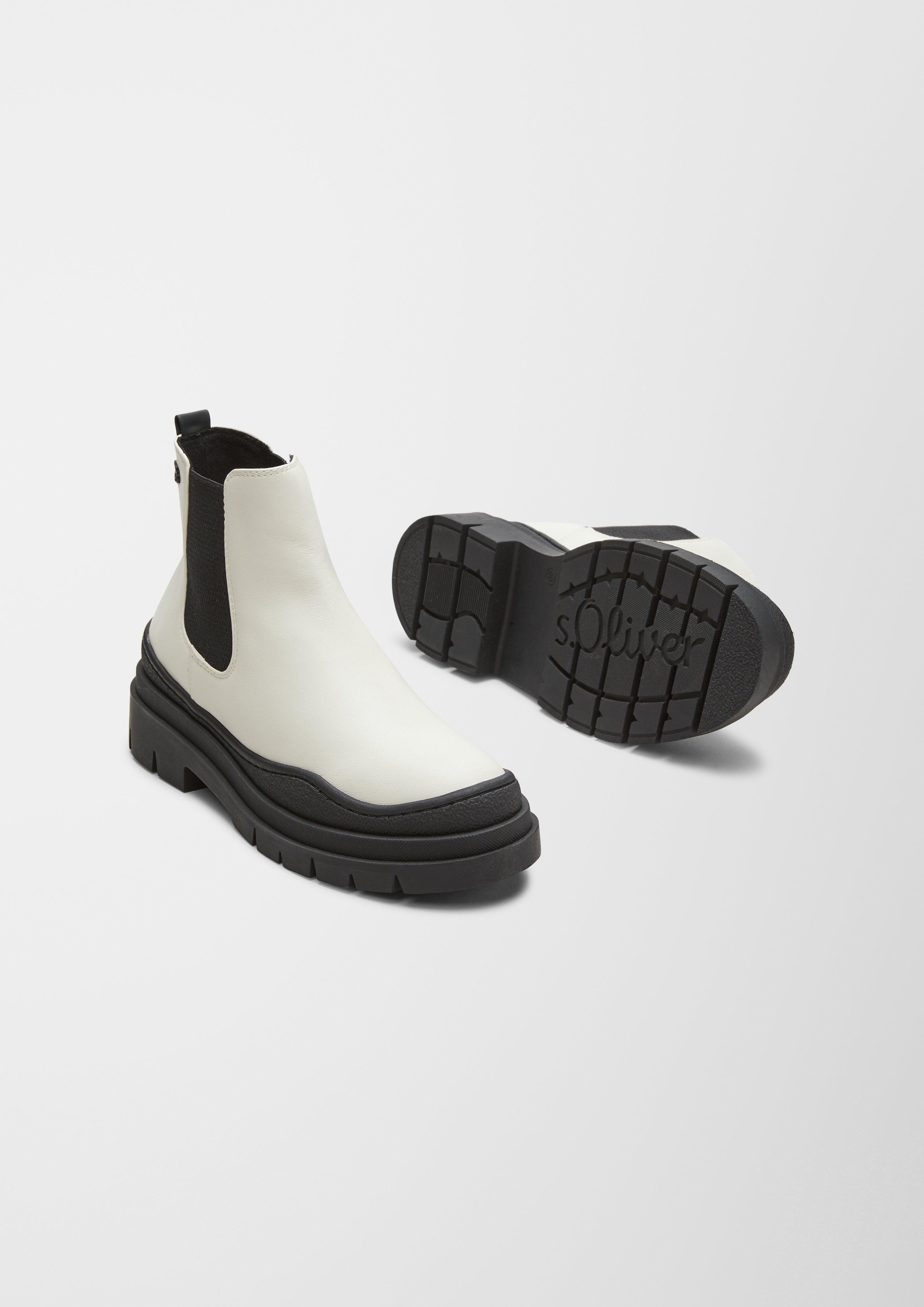 s.Oliver Stiefel in Leder-Optik