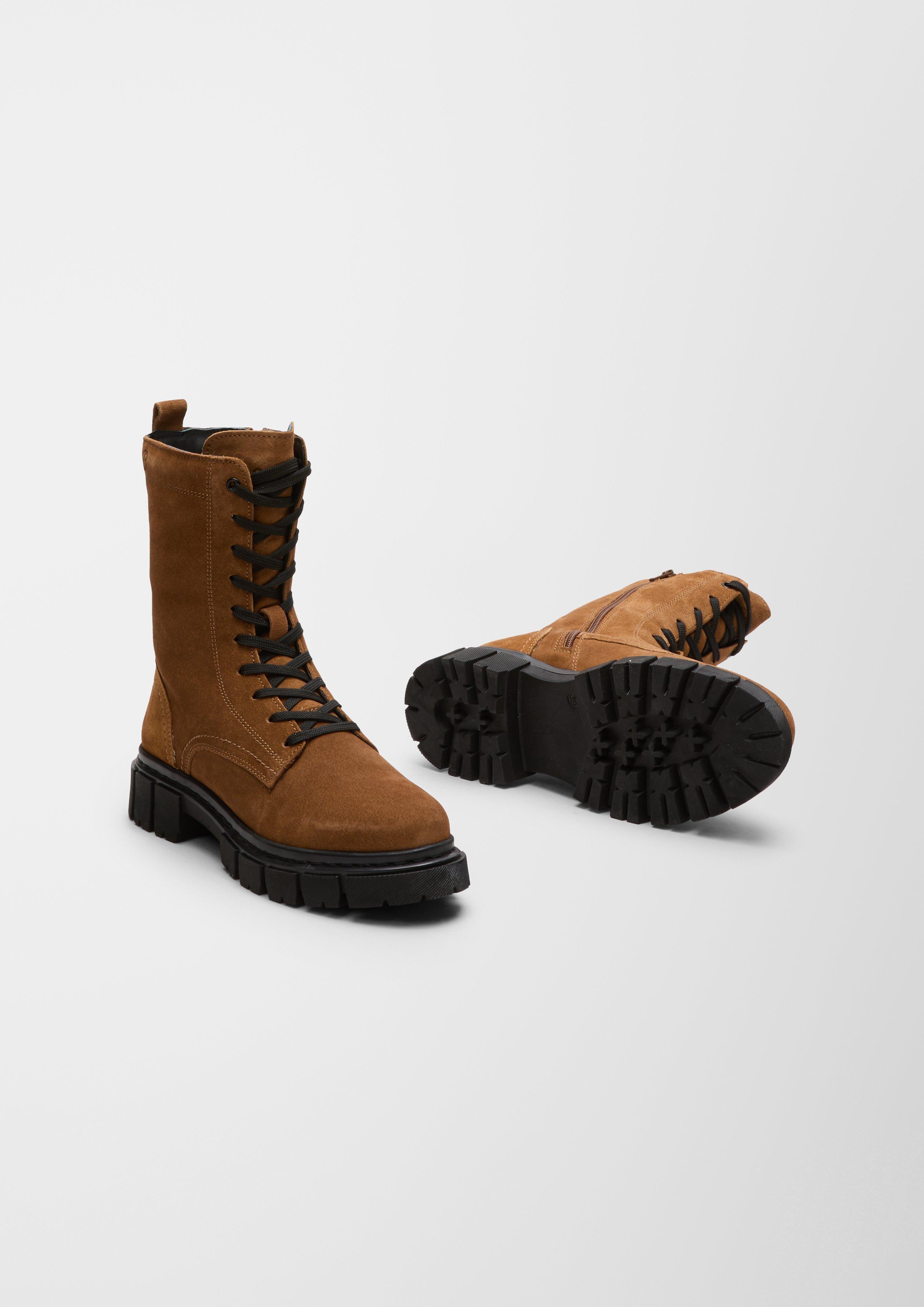 s.Oliver Warm gefütterte Lederstiefel