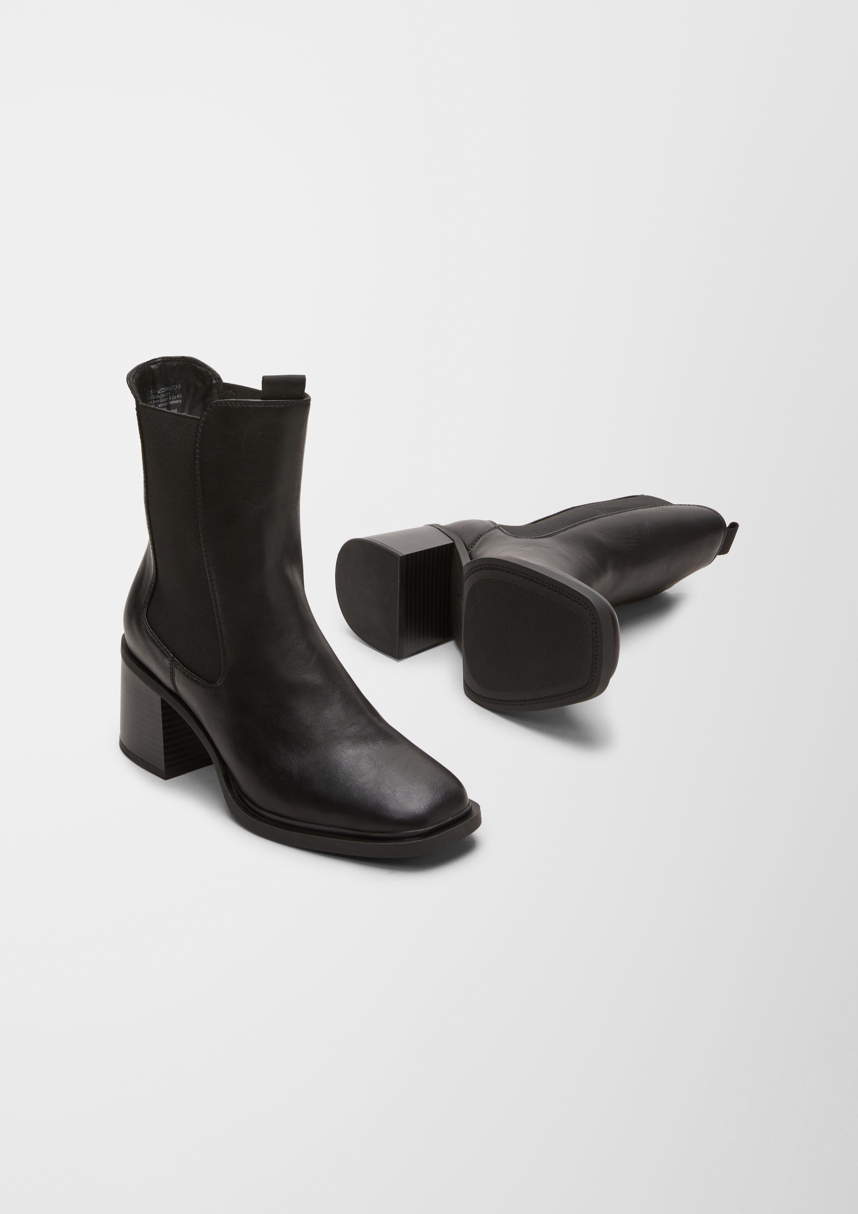 s.Oliver Stiefeletten mit Blockabsatz