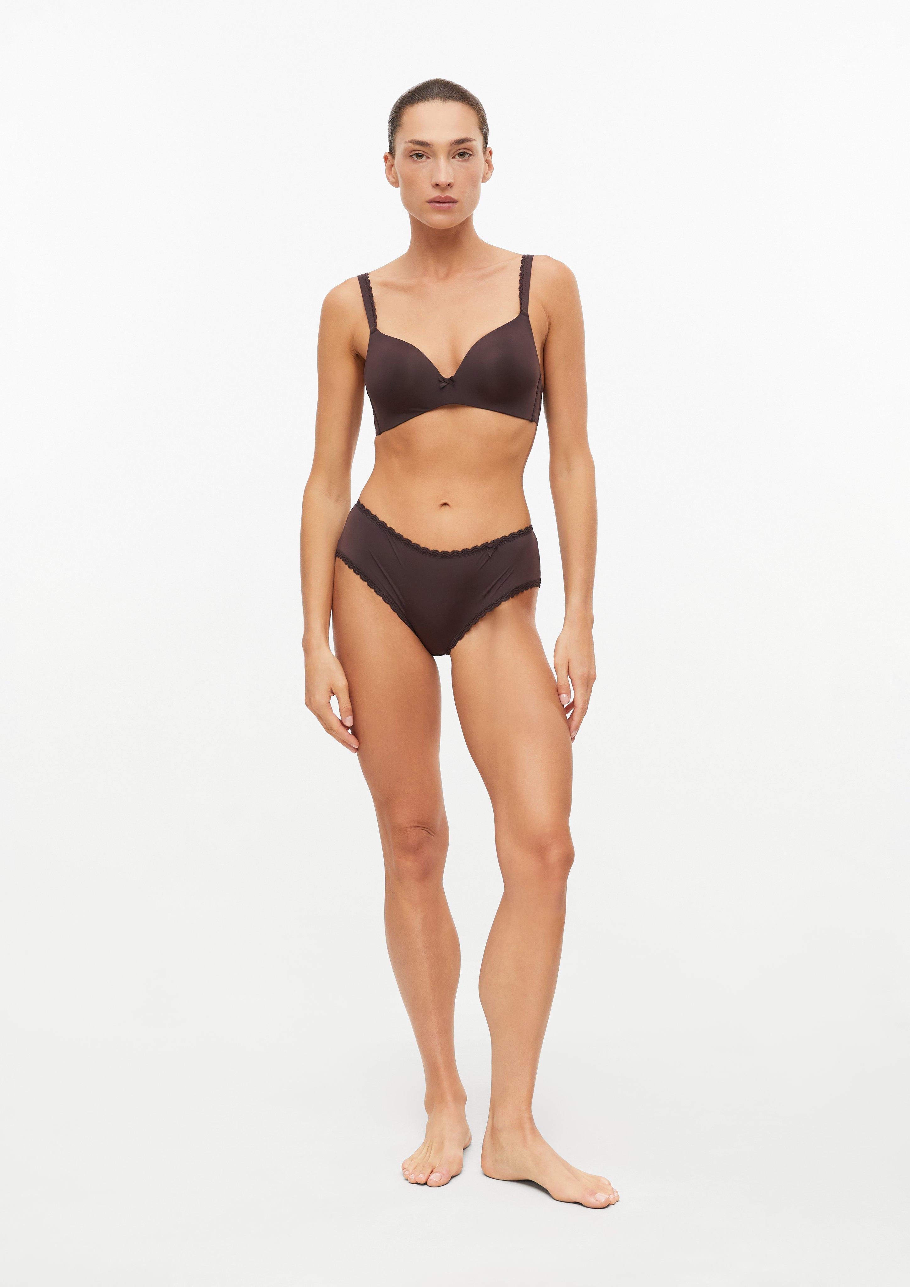 Dames Basic slip in bruin van s.Oliver