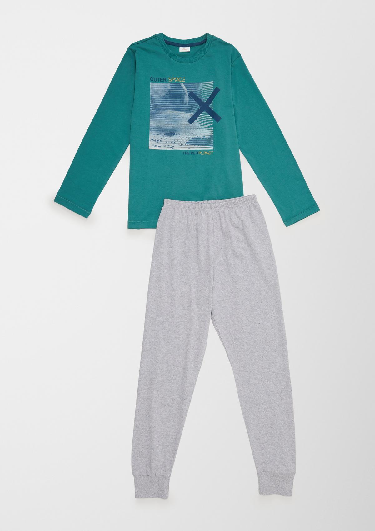 Pyjama Mit Print Navy S Oliver pyjama-mit-print-navy-s-oliver