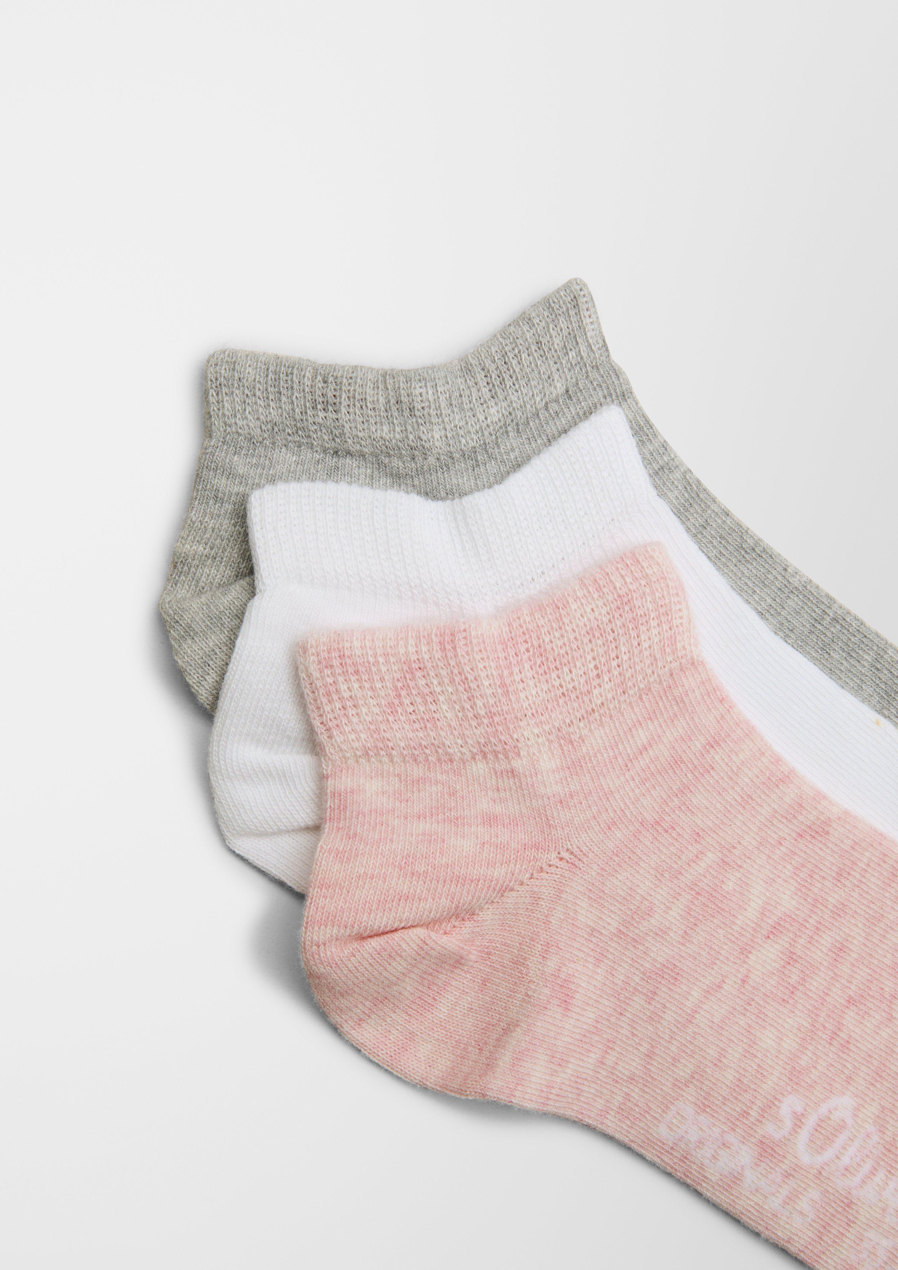 s.Oliver 3er-Pack Sneakersocken