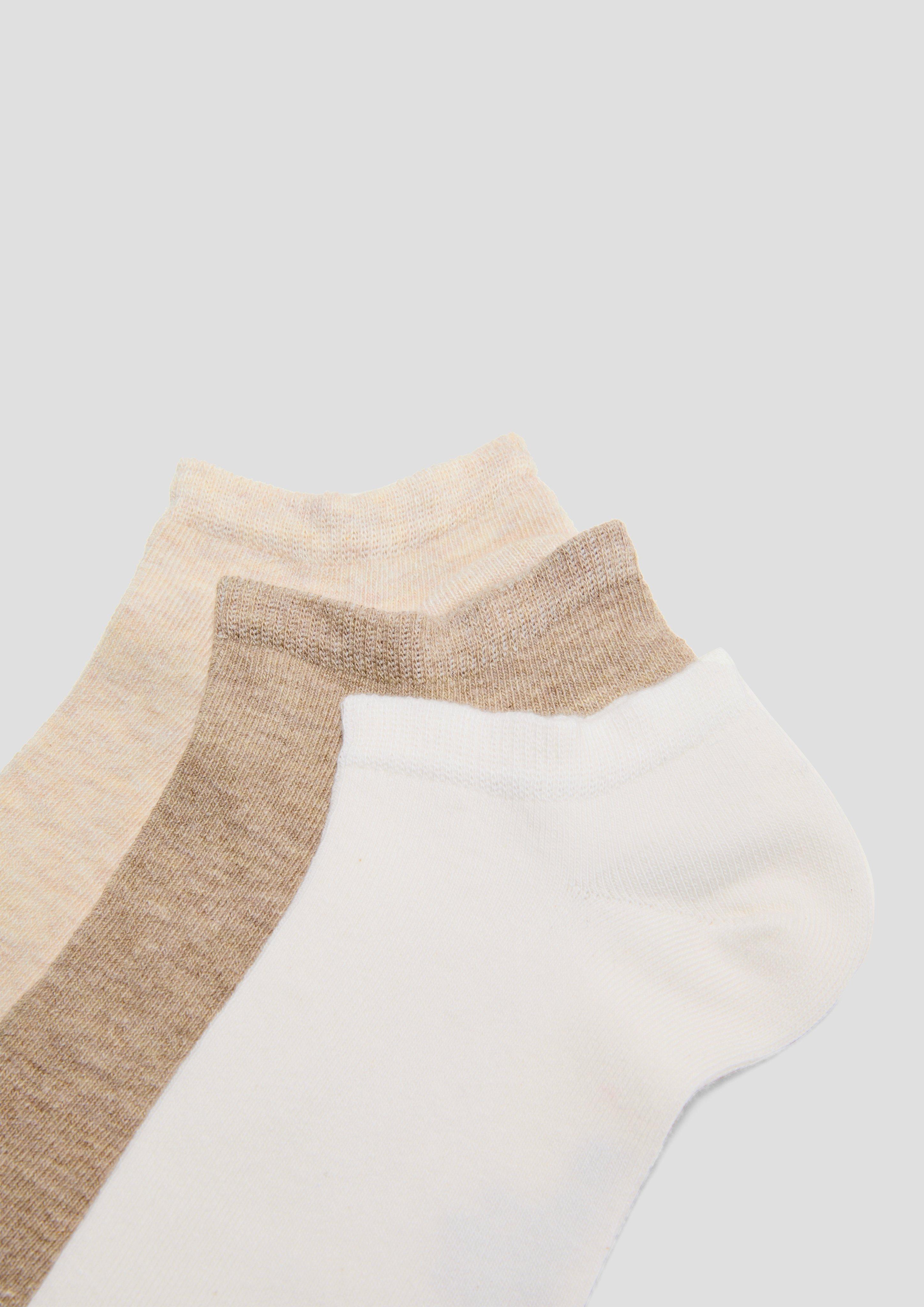 s.Oliver 3er-Pack Sneakersocken