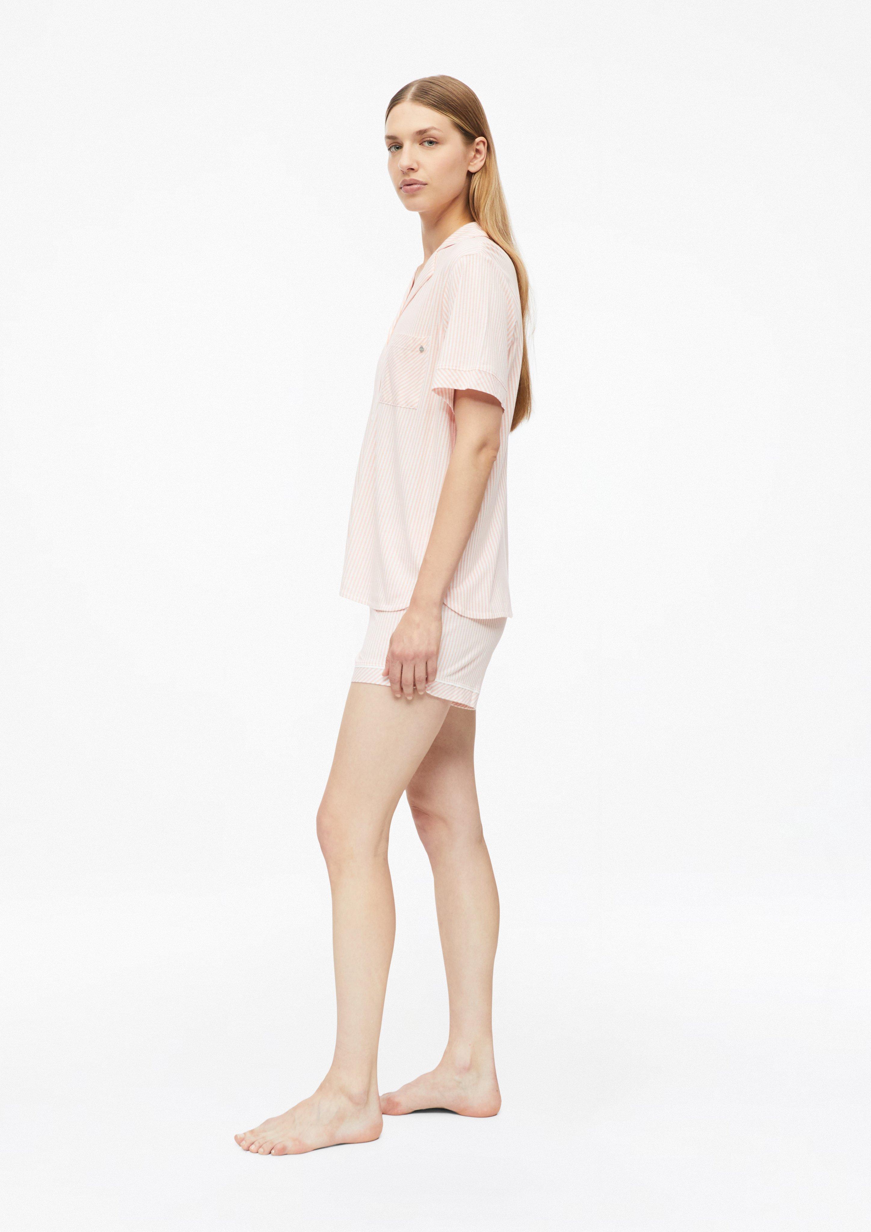 Dames Pyjamashirt in sinaasappel van s.Oliver