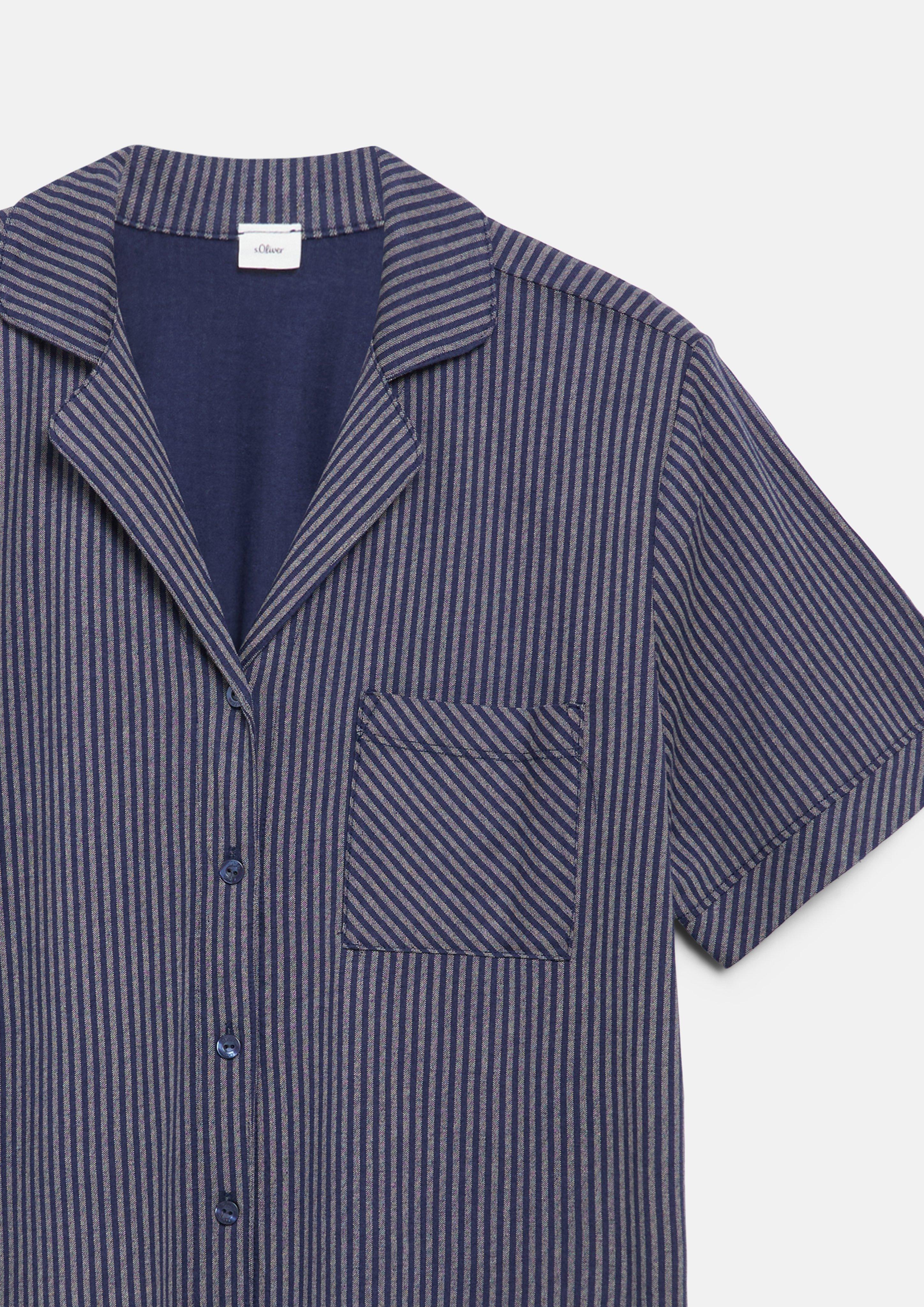 Women T-shirt with short sleeves in blue by s.Oliver