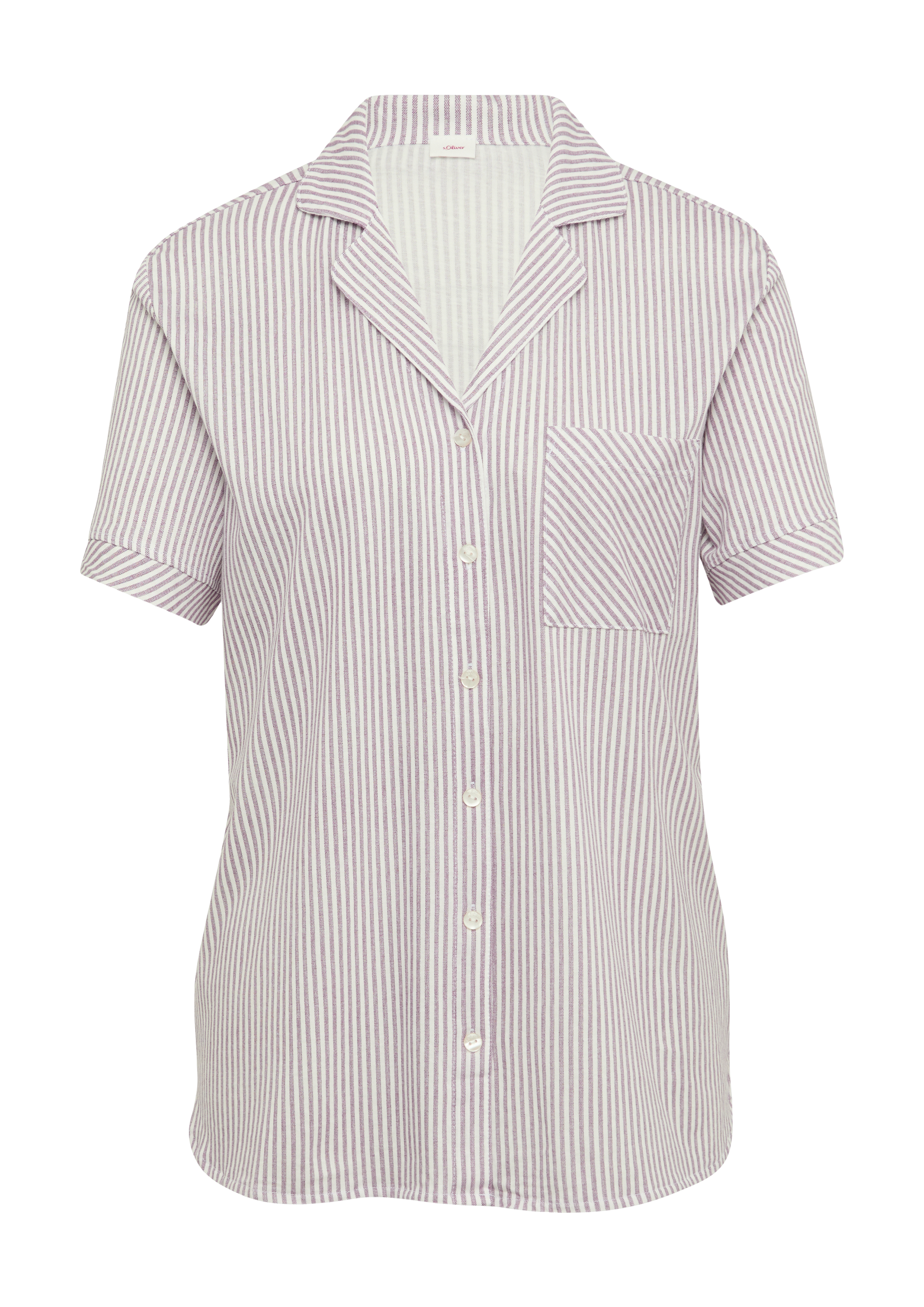 Pyjamashirt met korte mouwen