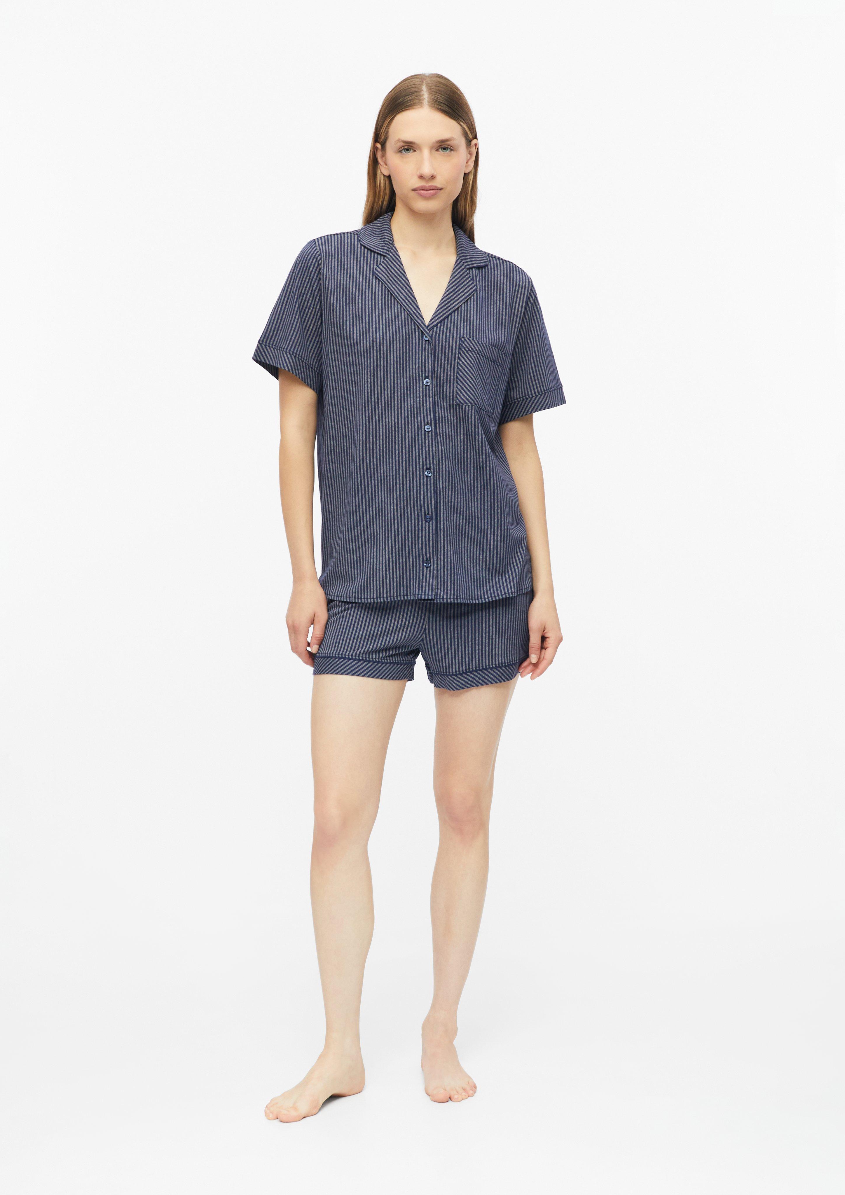 Short de pyjama à rayures imprimées en bleu marine de s.Oliver
