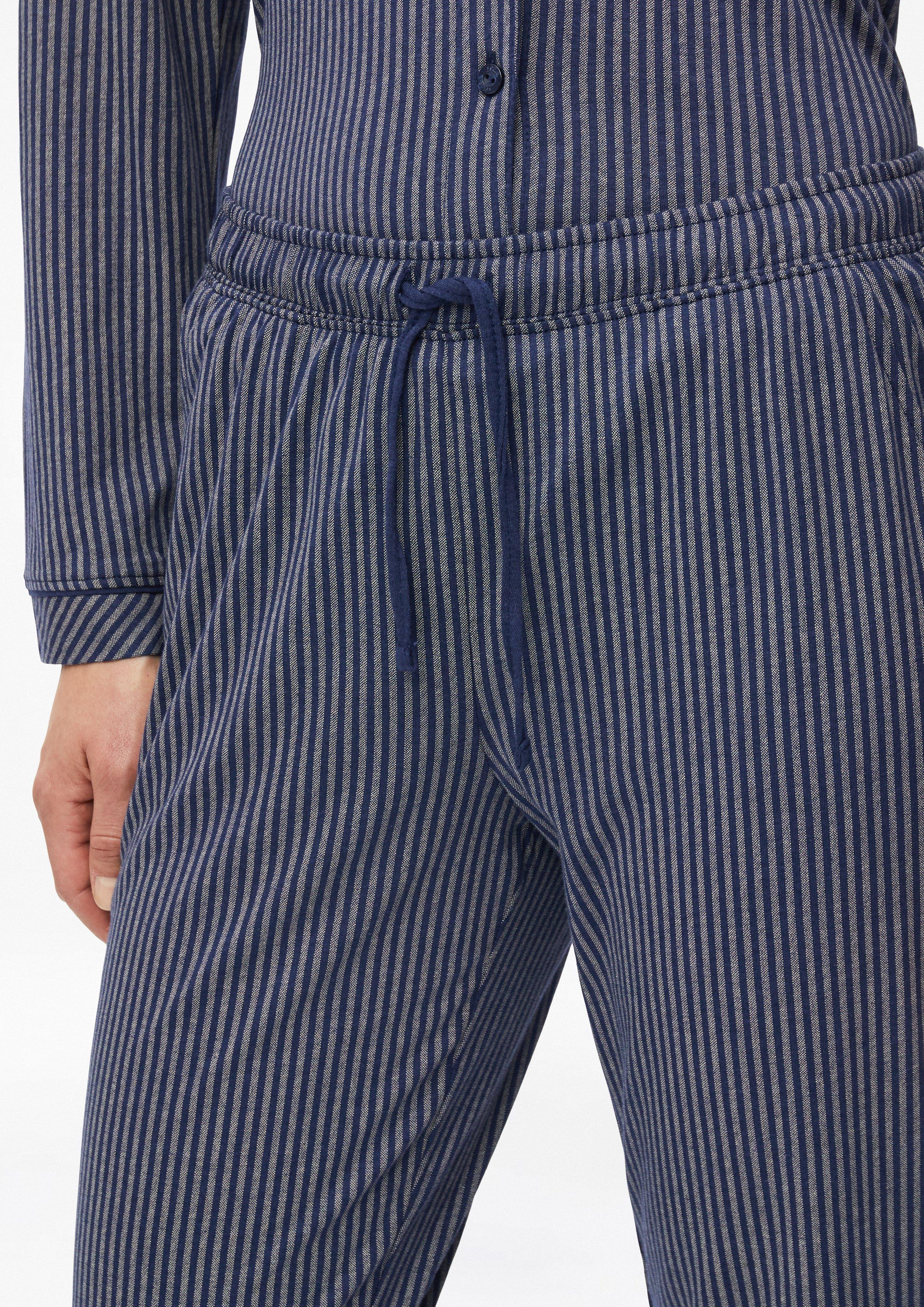 Damen Lange Pyjamahose in blau von s.Oliver