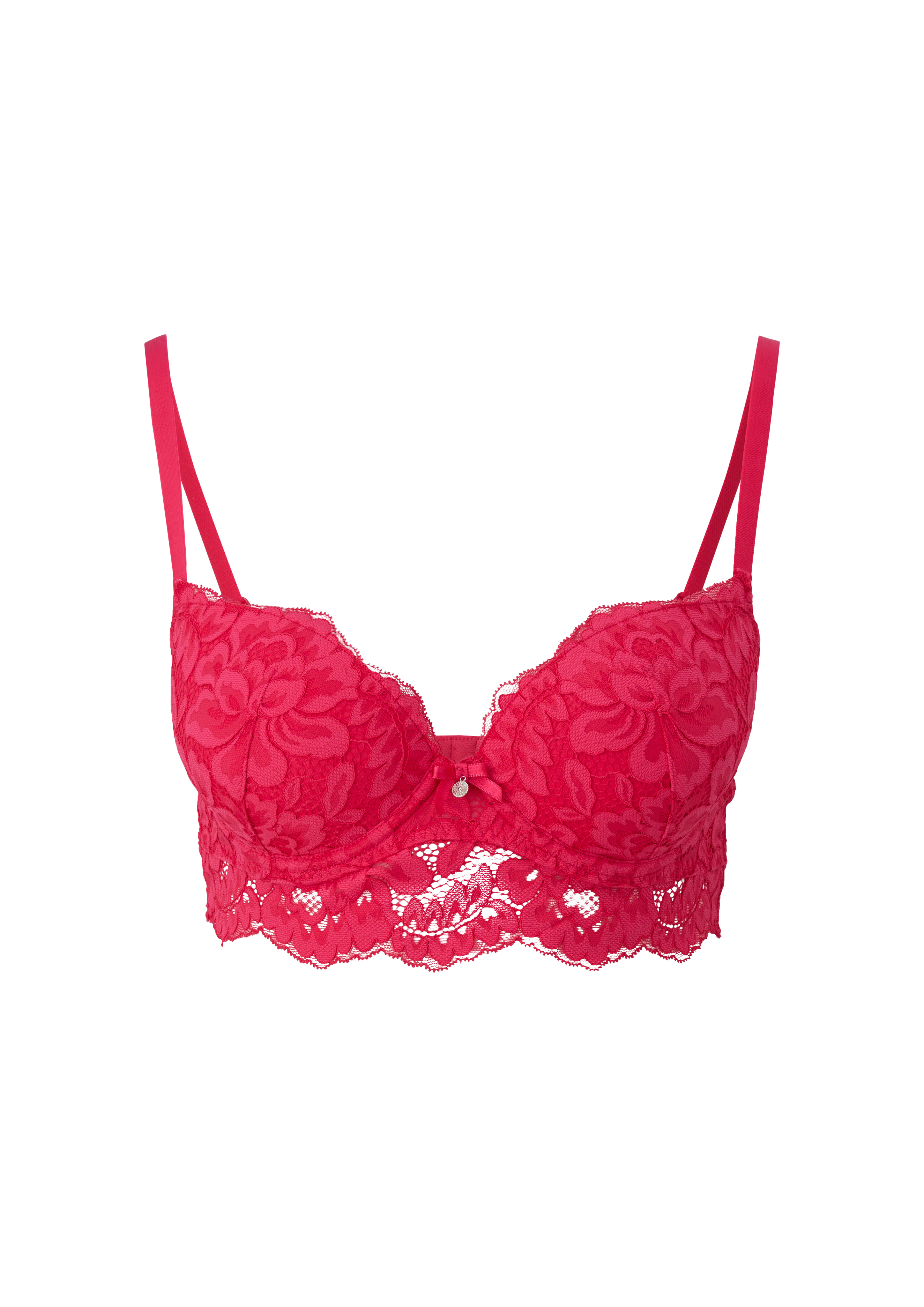 Push-up-bh met gebloemde kant