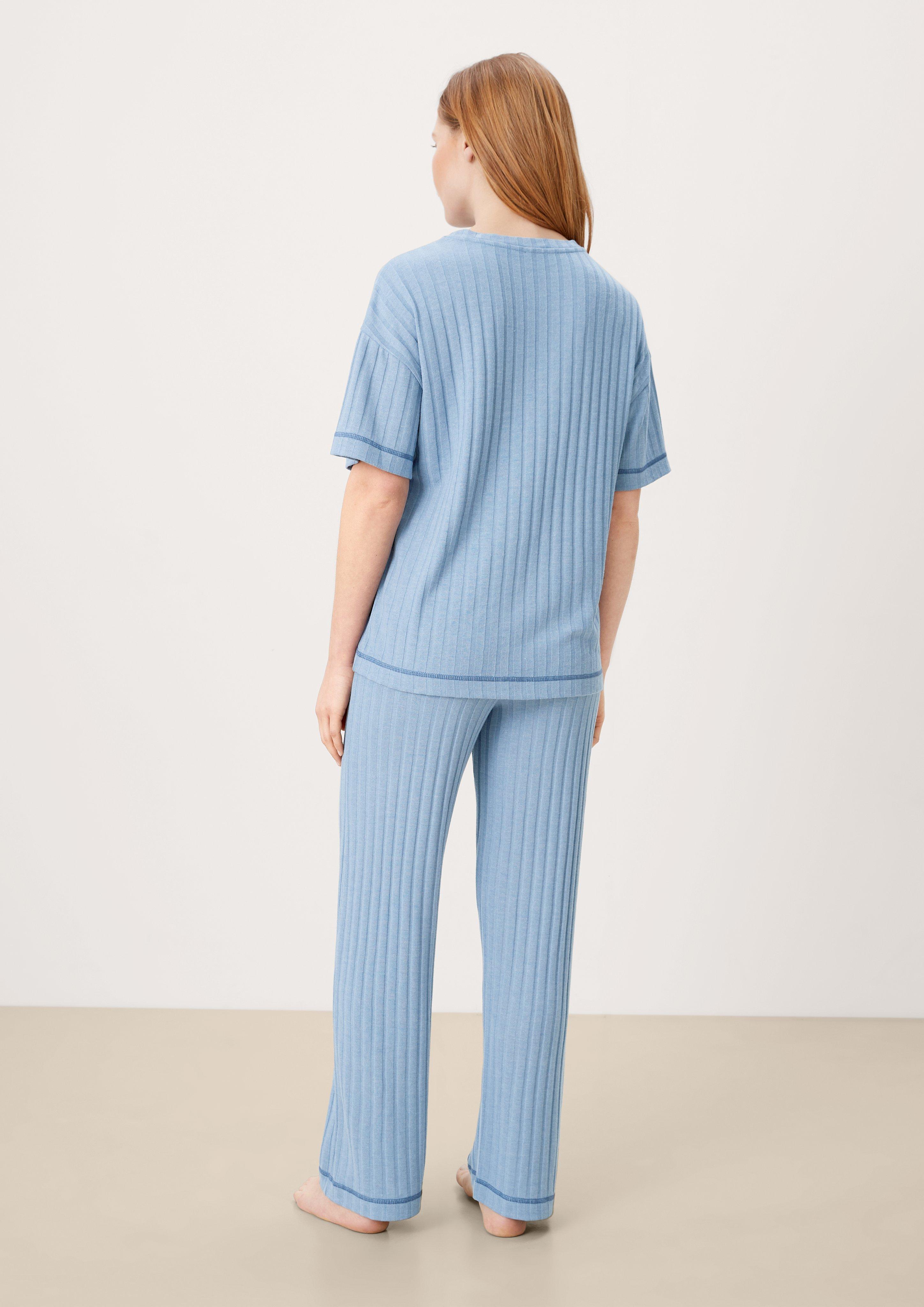 Pyjamaoberteil in 5344, 4500 & 8024