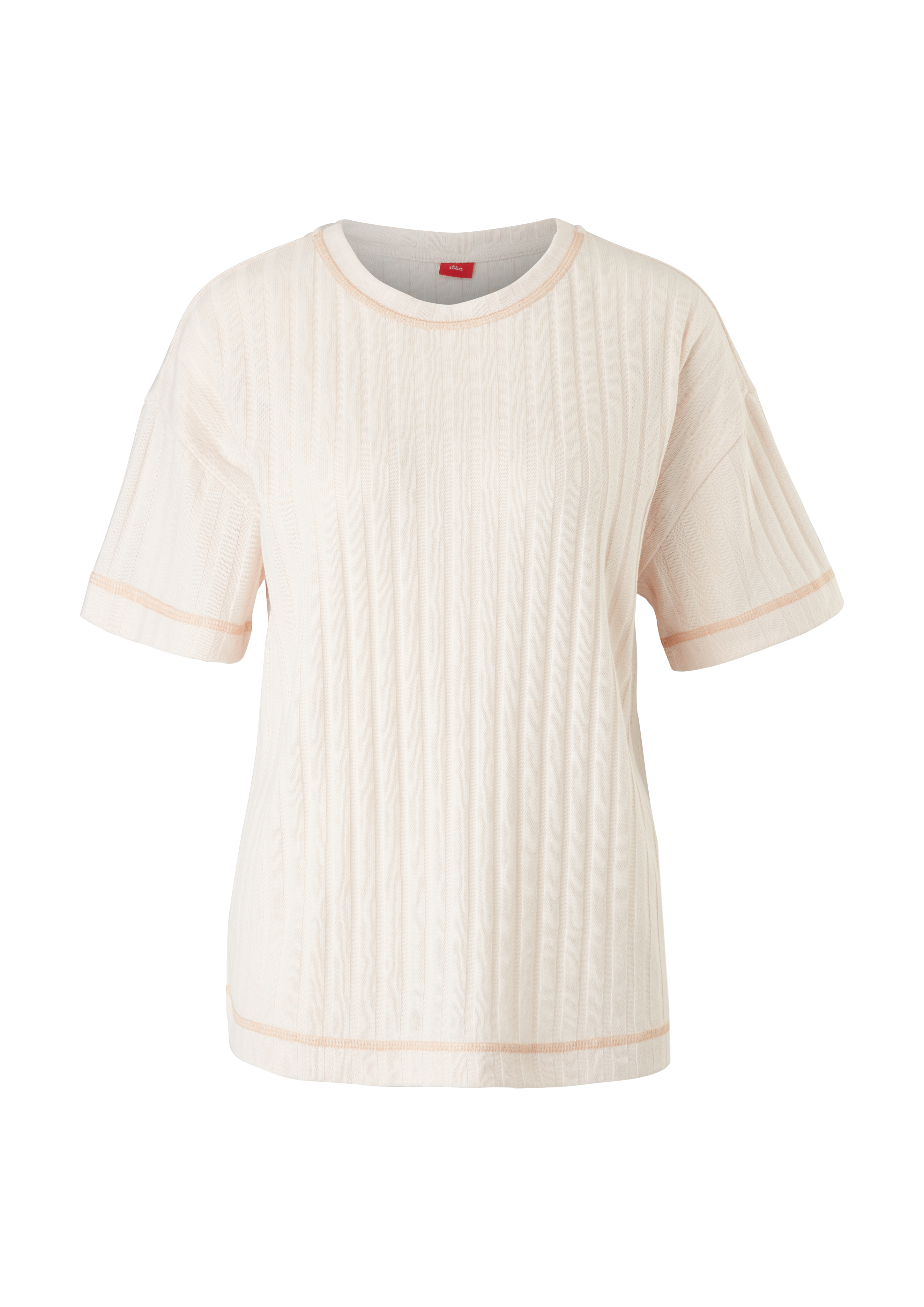 Pyjamaoberteil aus Rippware