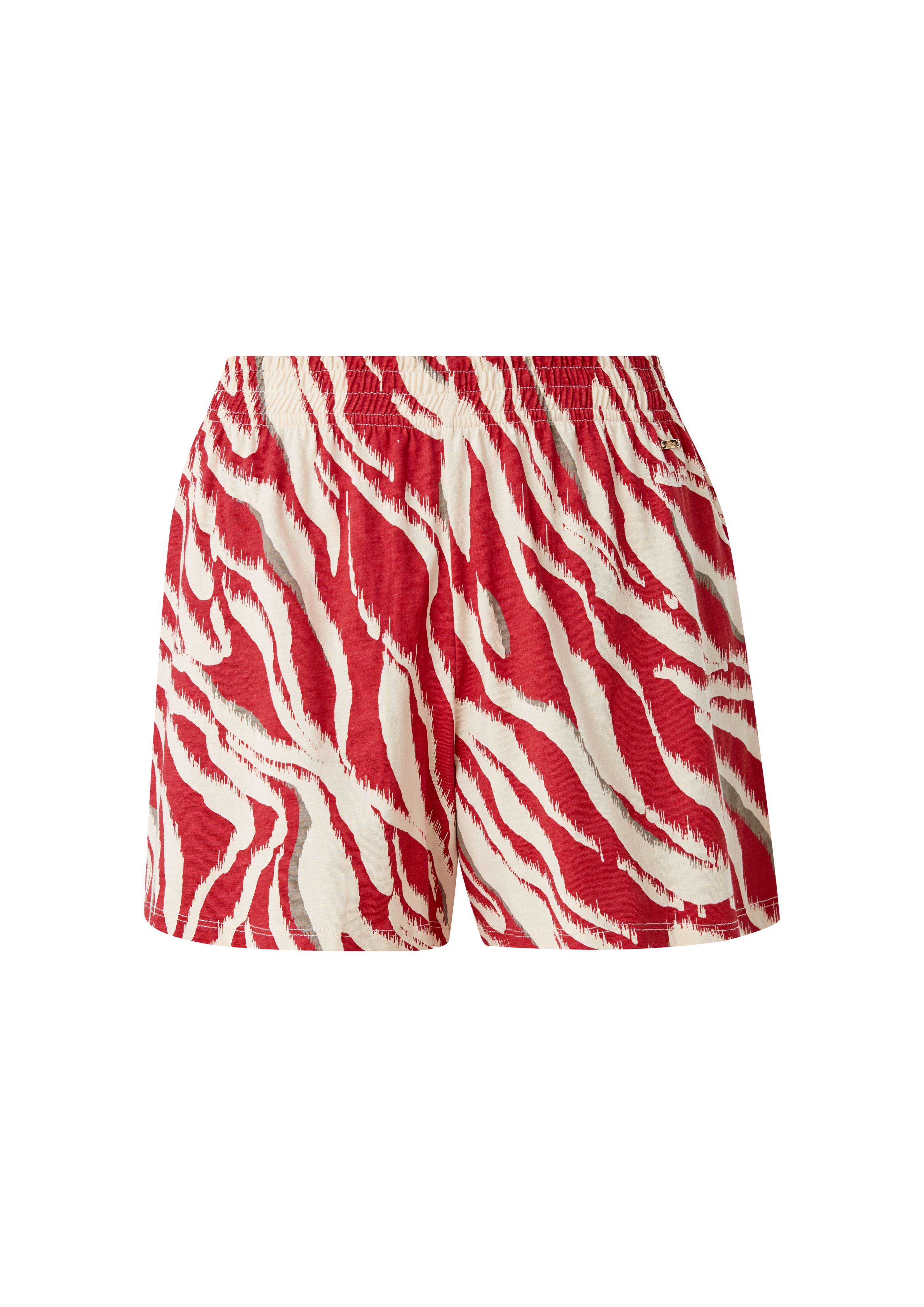 Pyjamashort met zebramotief