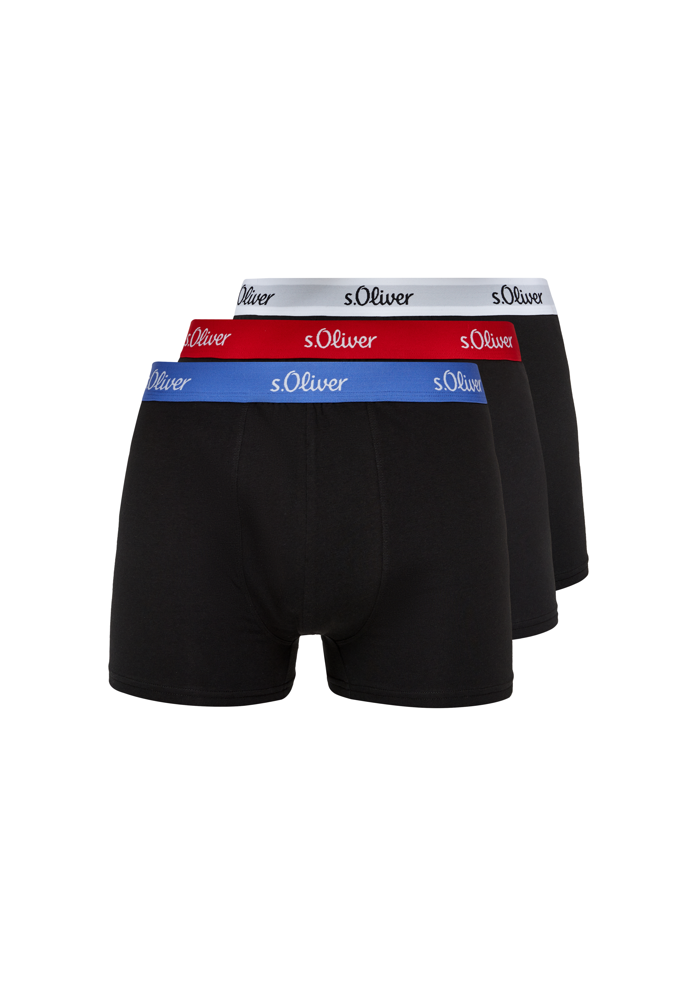 Set van 3 boxershorts met labelpatch