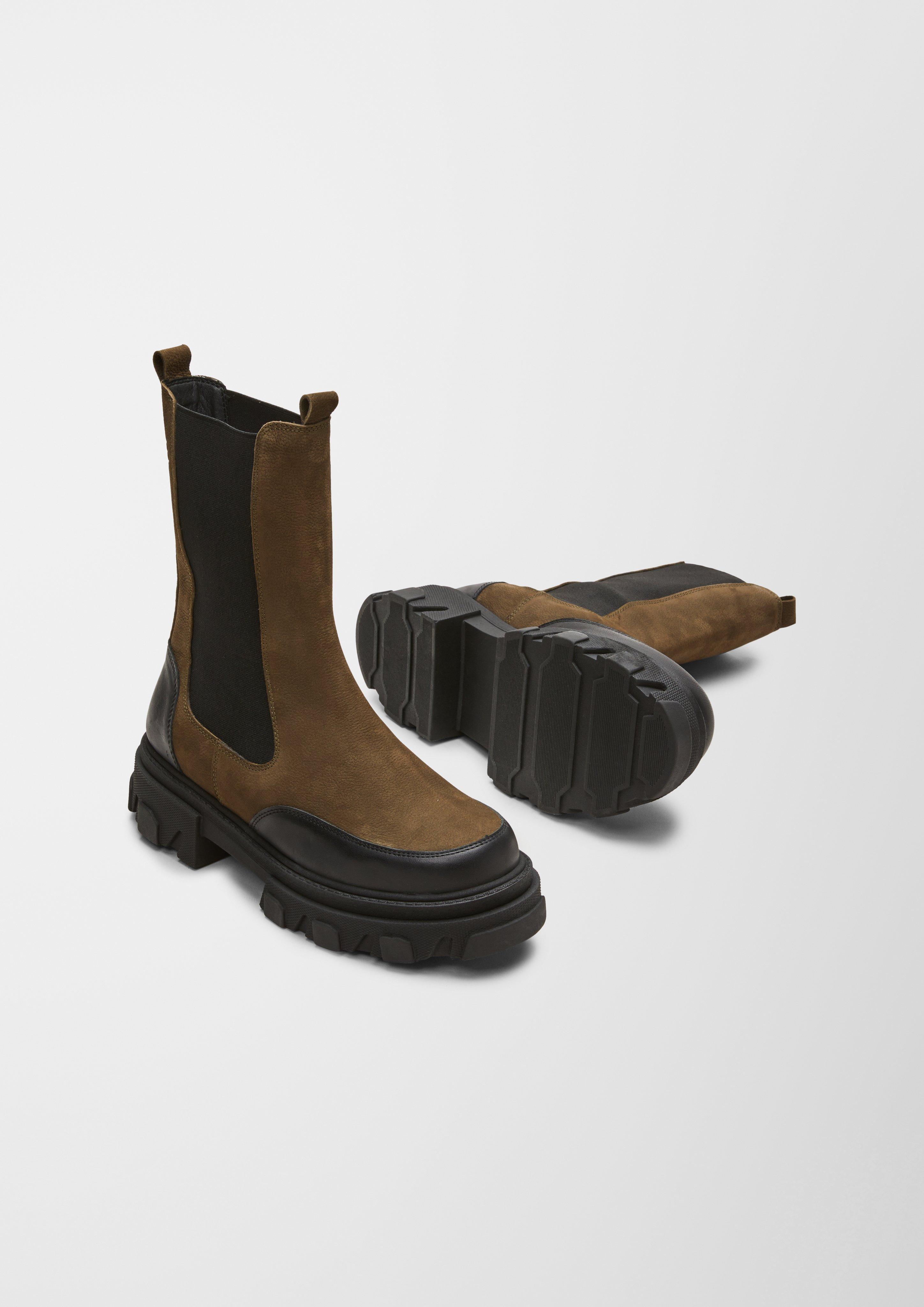 s.Oliver Stiefeletten im Materialmix