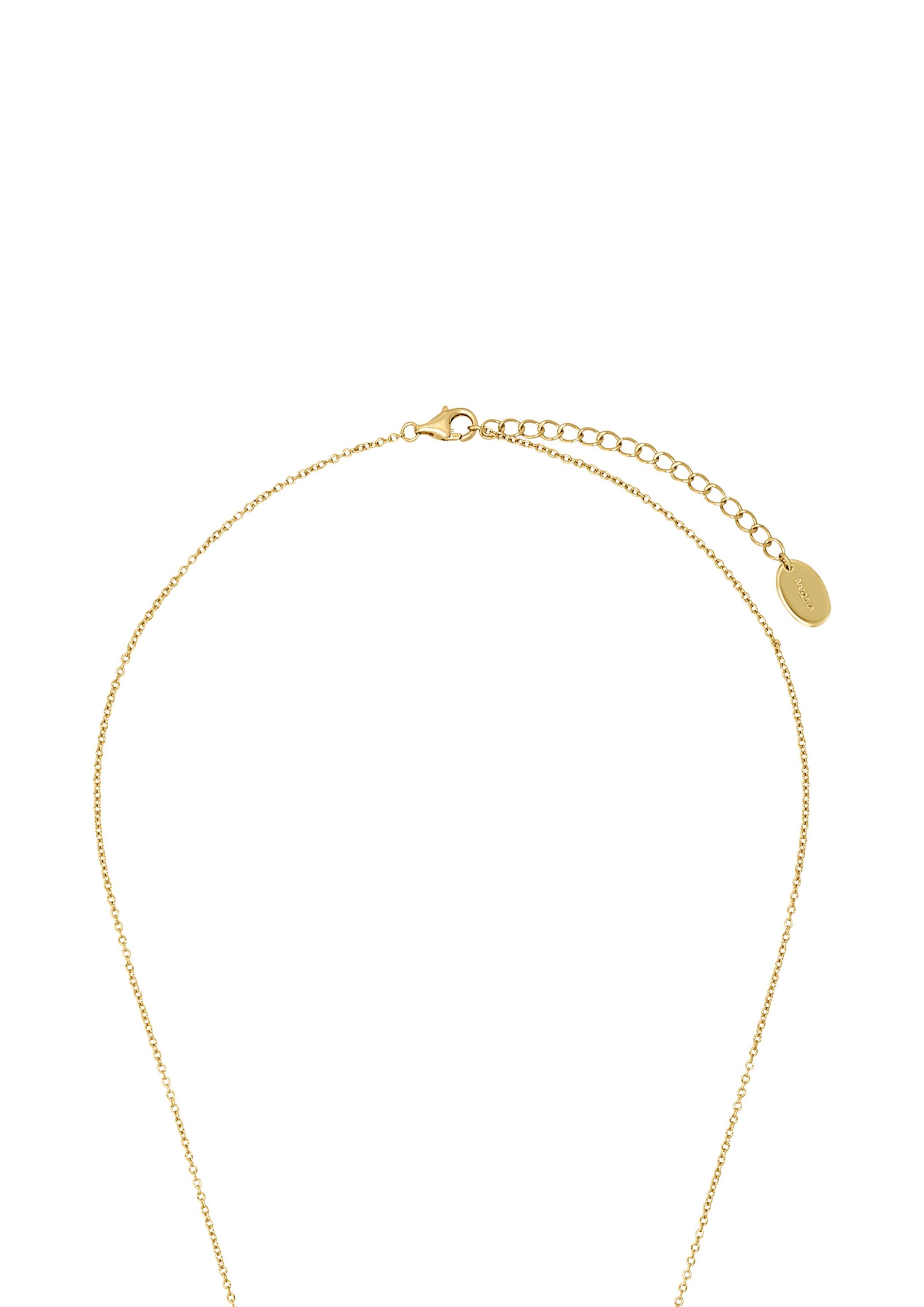 s.Oliver Hochwertige Ankerkette mit Zirkonia