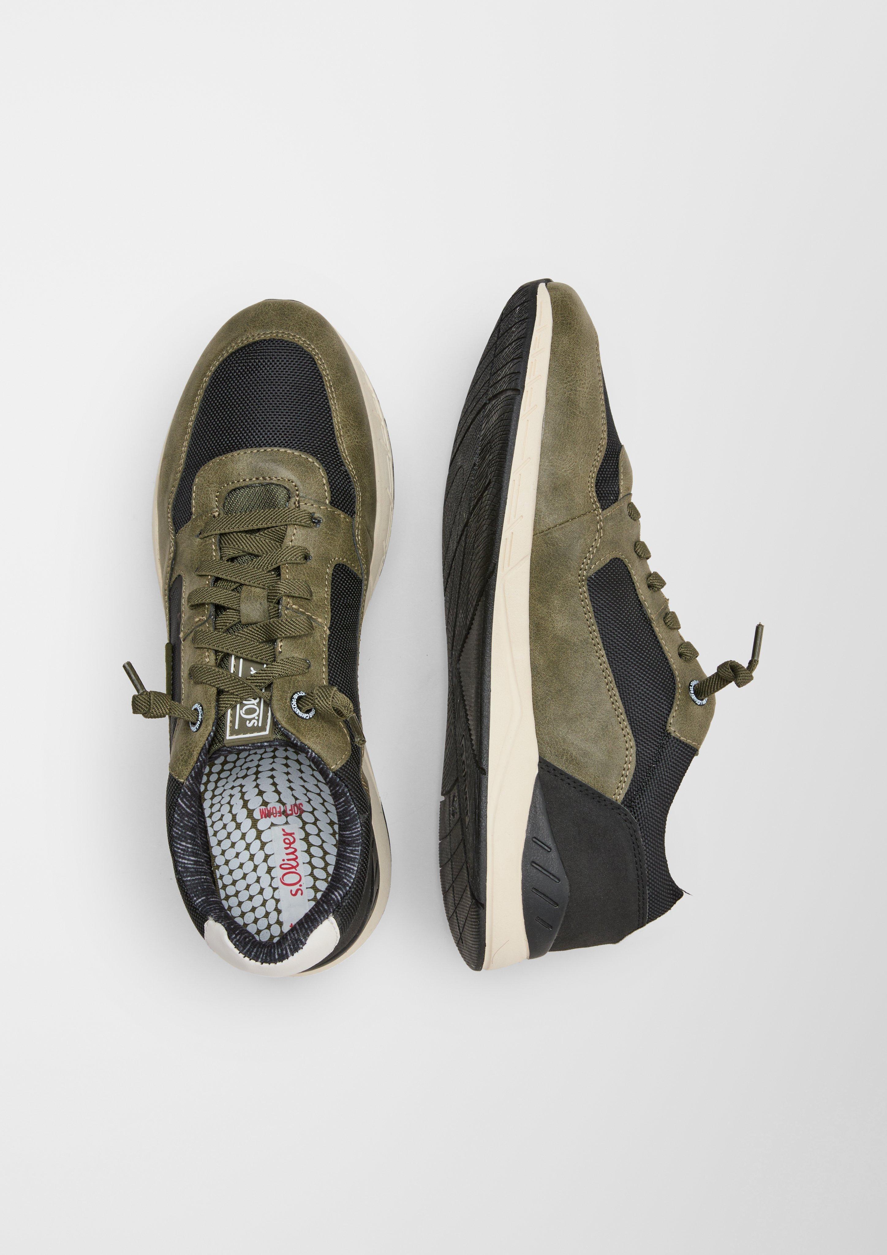 s.Oliver Sneaker im Materialmix