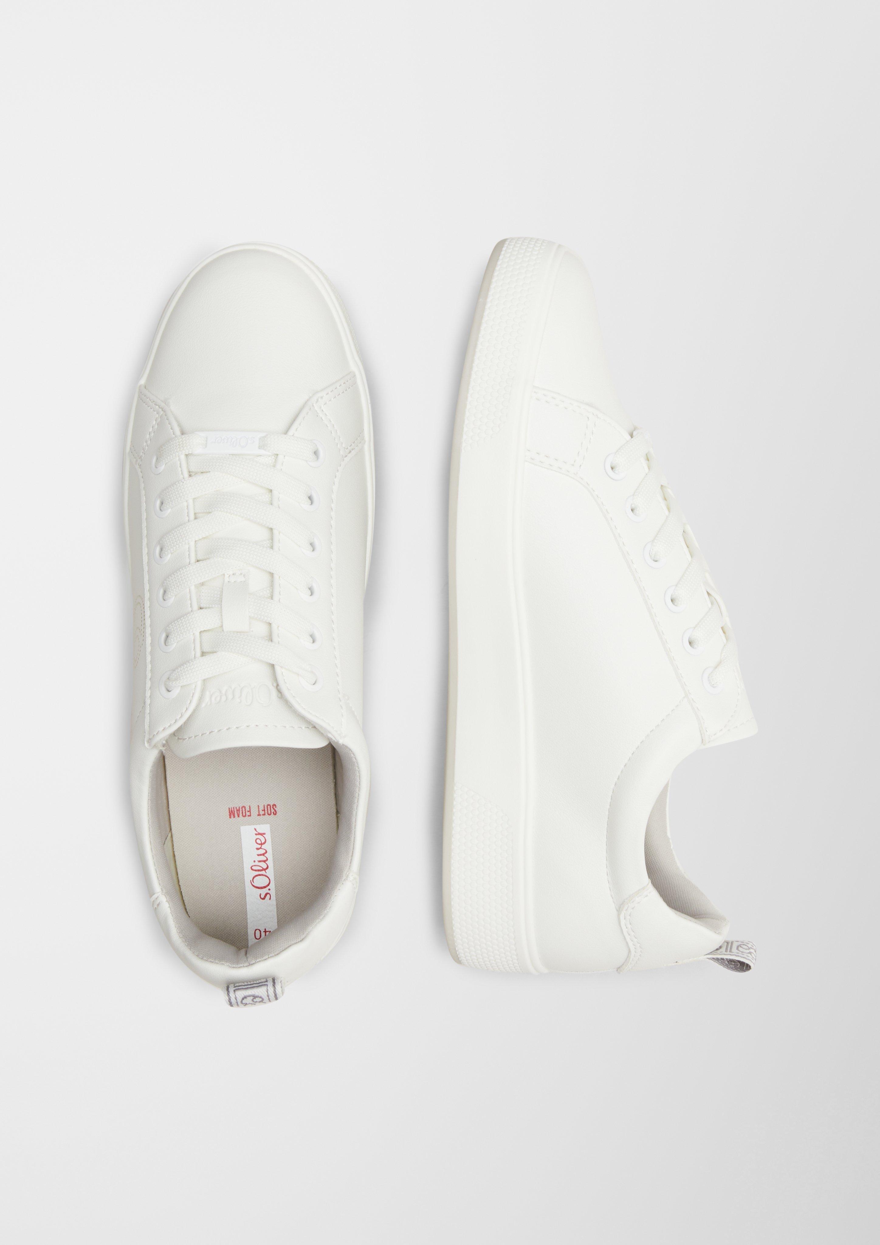 s.Oliver Sneaker mit Logo-Stickerei