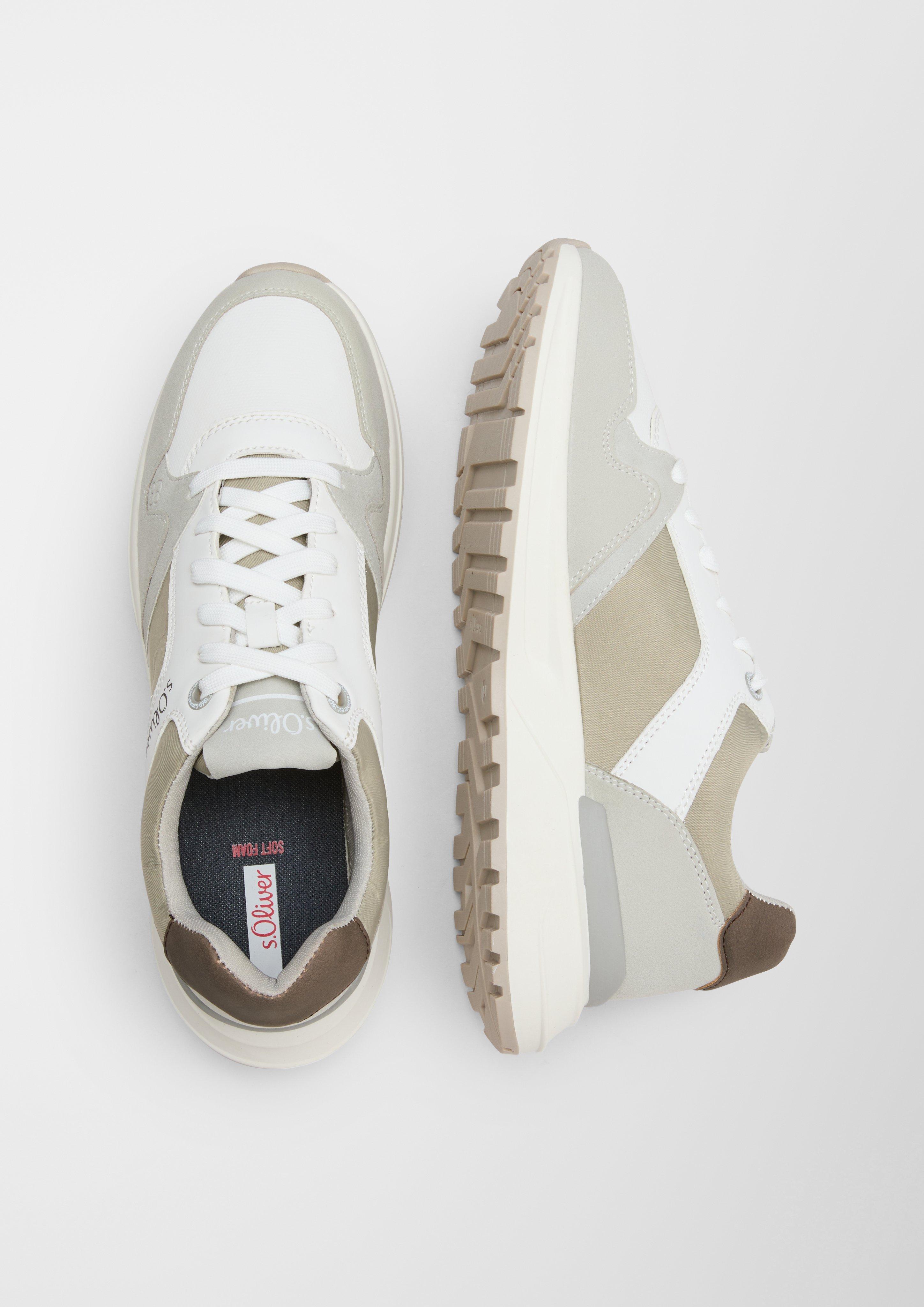 s.Oliver Sneaker mit Kontrast-Details