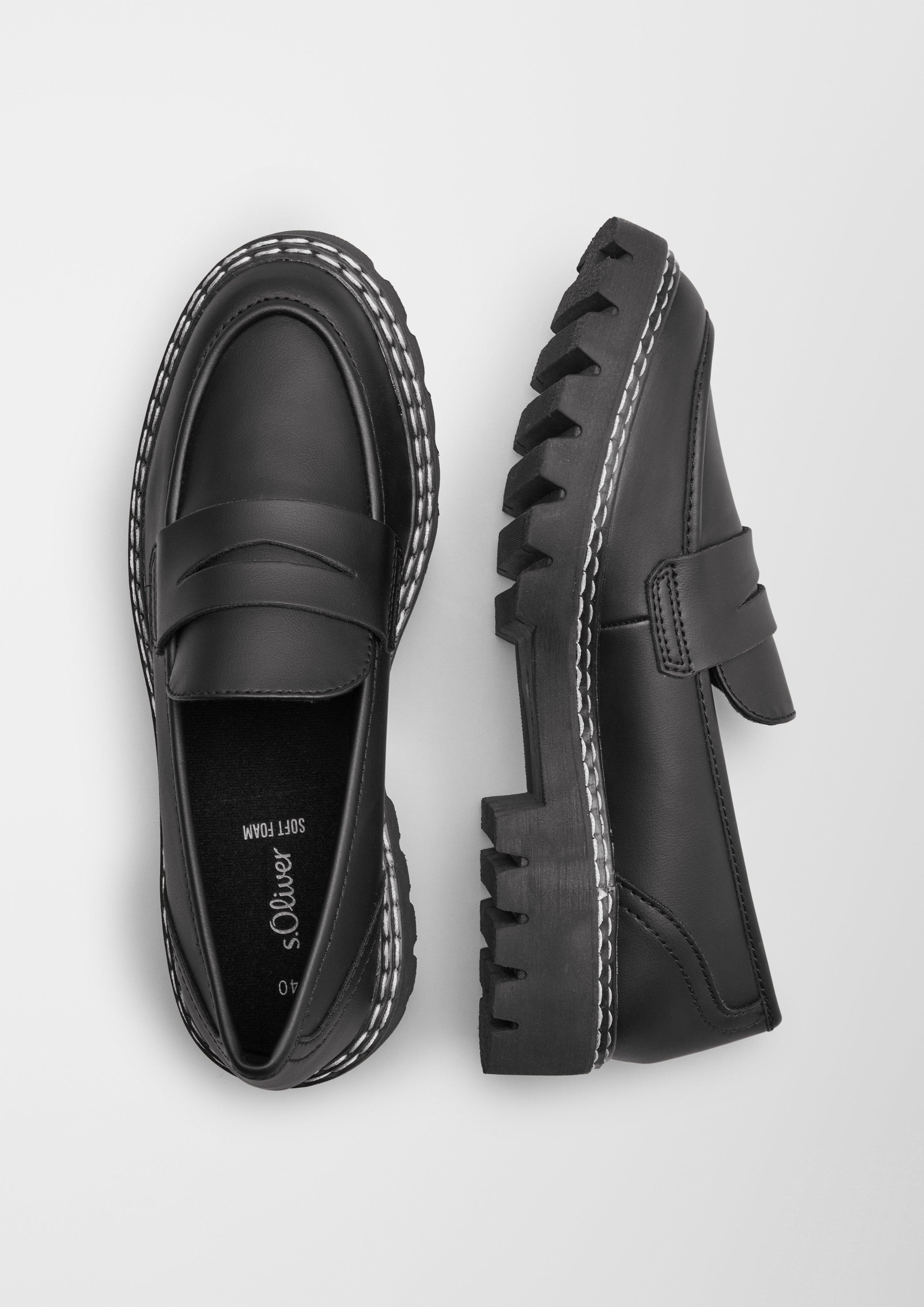 s.Oliver Loafer in Leder-Optik