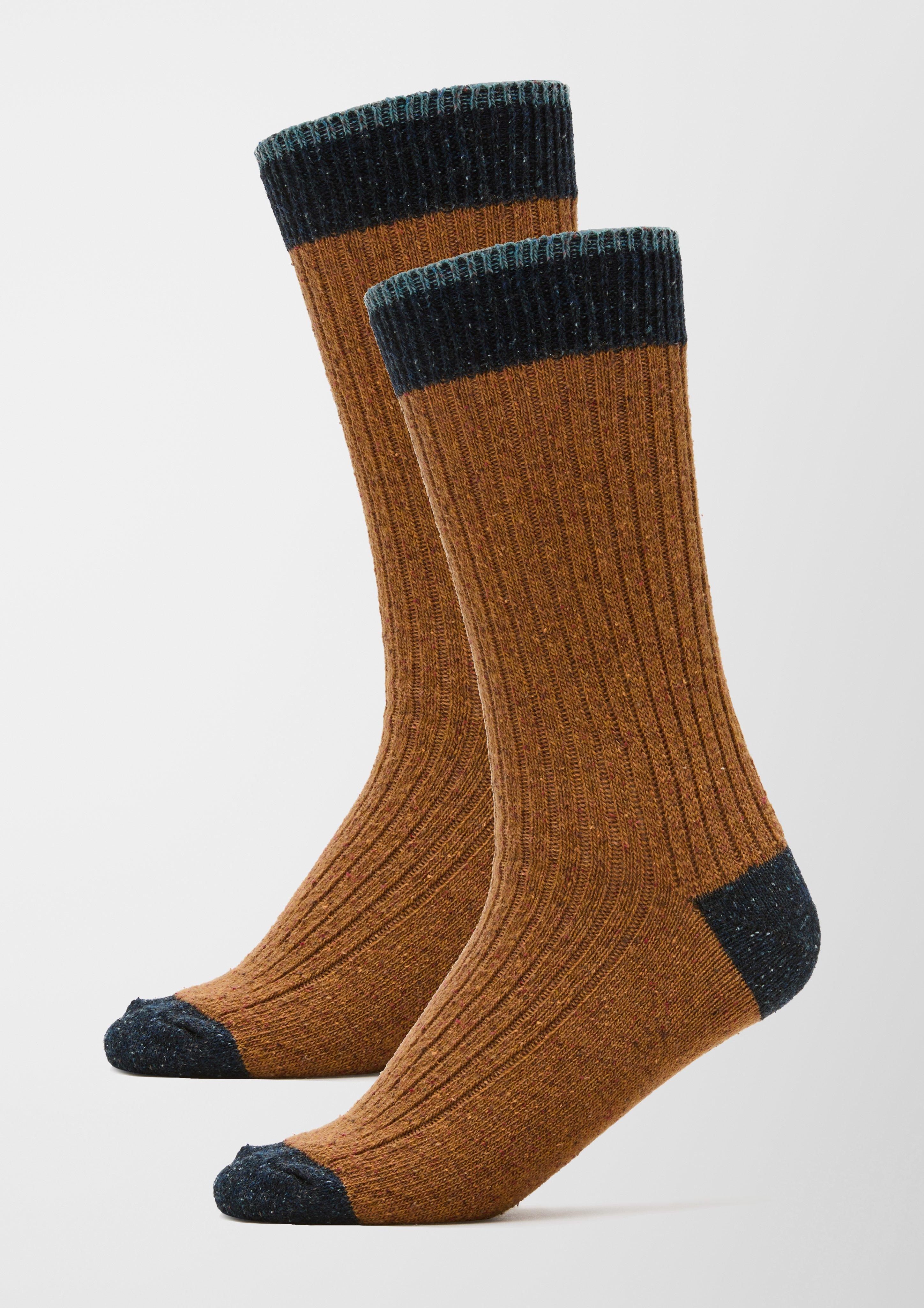 S.Oliver Woll-Seiden-Mix-Socken im 2er-Pack