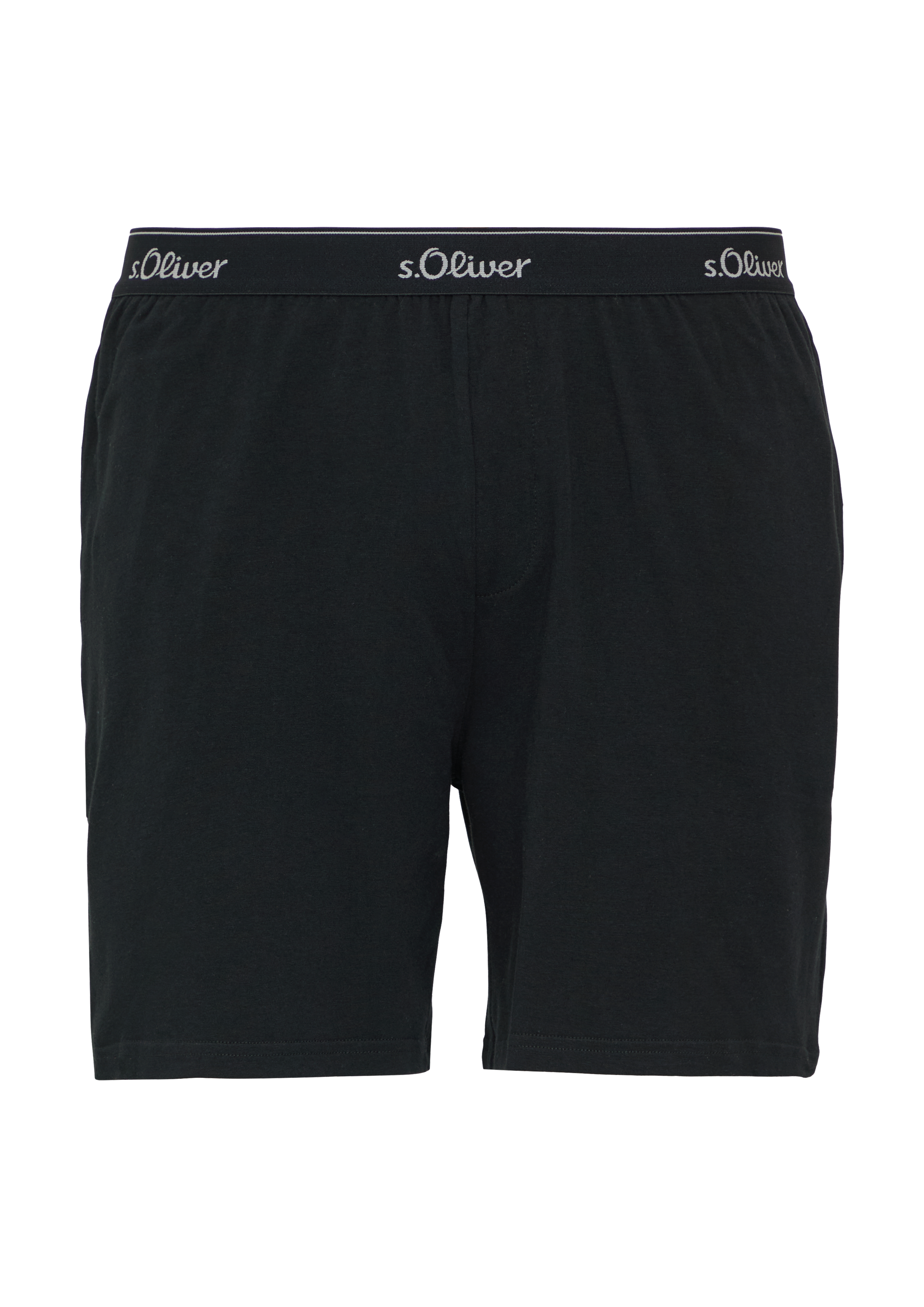 Pyjamashort met logodetail