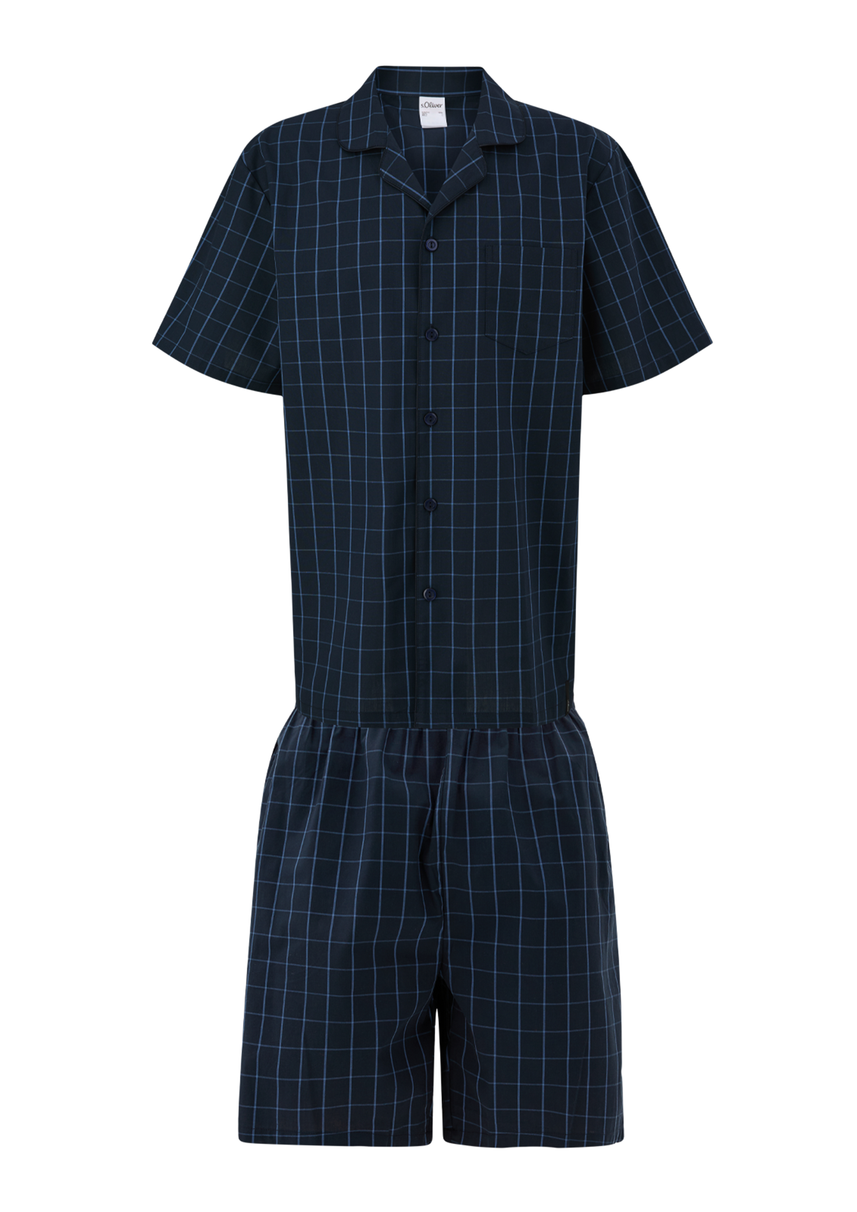 s.Oliver Kurzer Pyjama aus Baumwolle