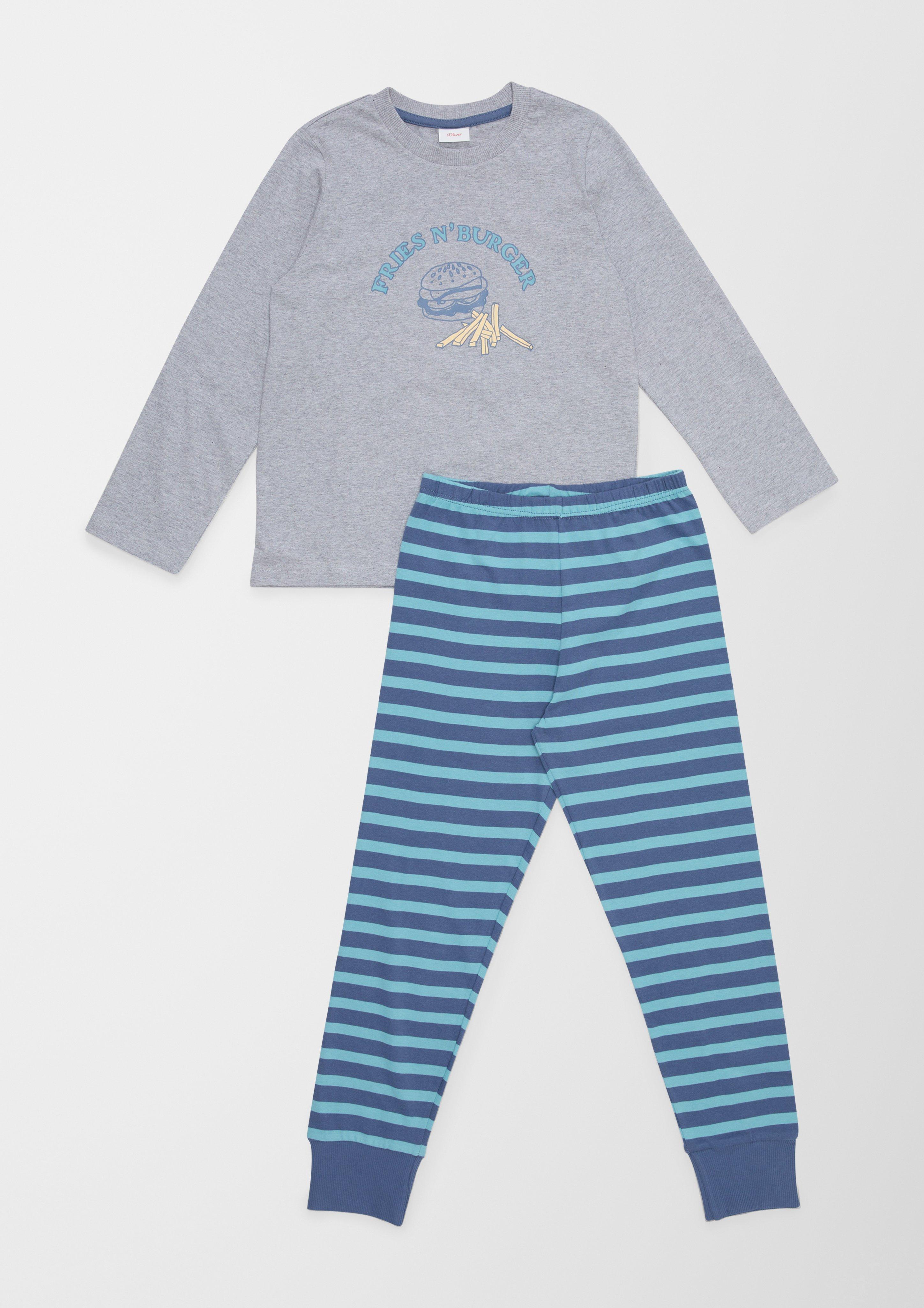 Lange Pyjama - Blauw | S.Oliver