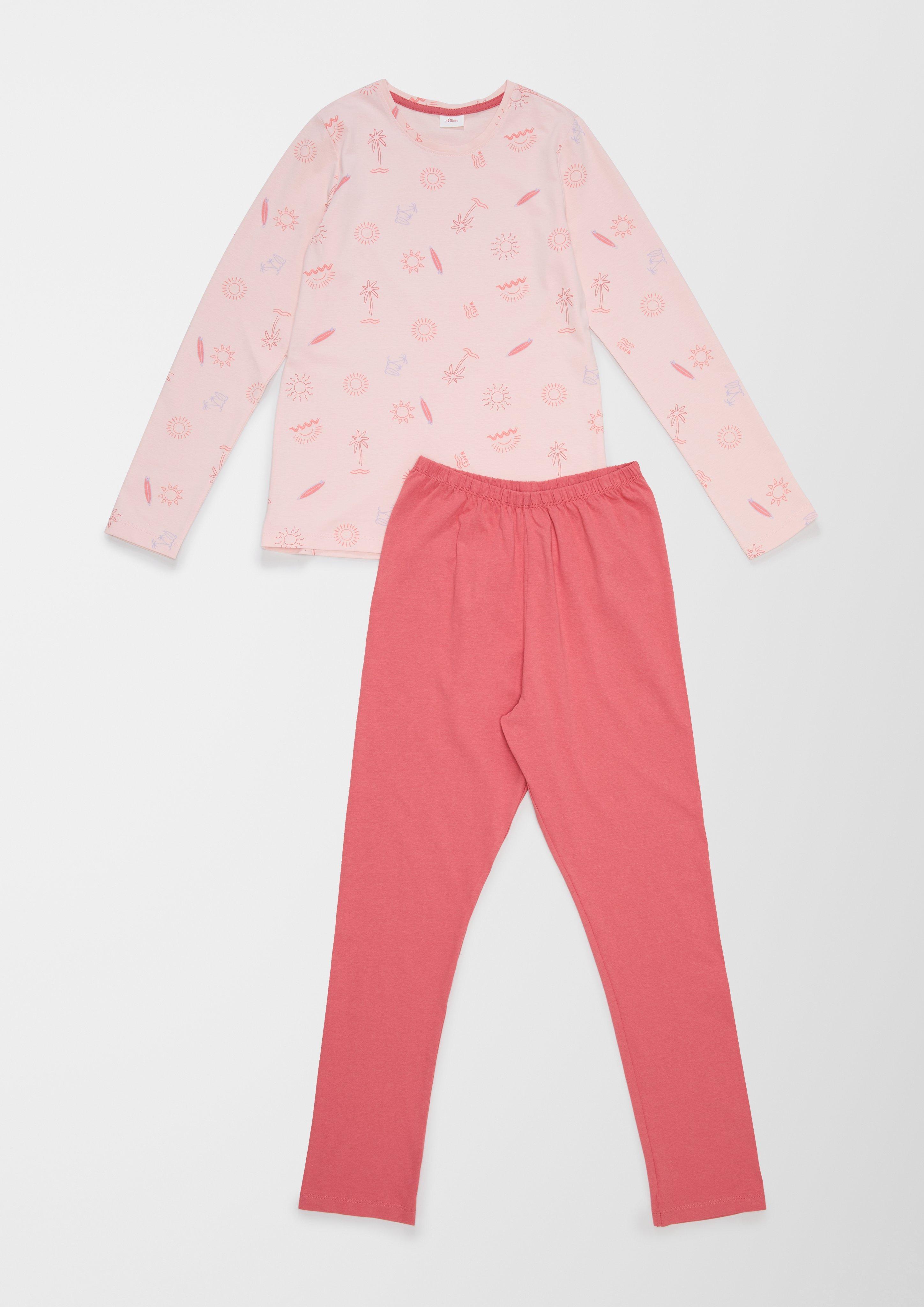 - rosa Schlafanzug Langer