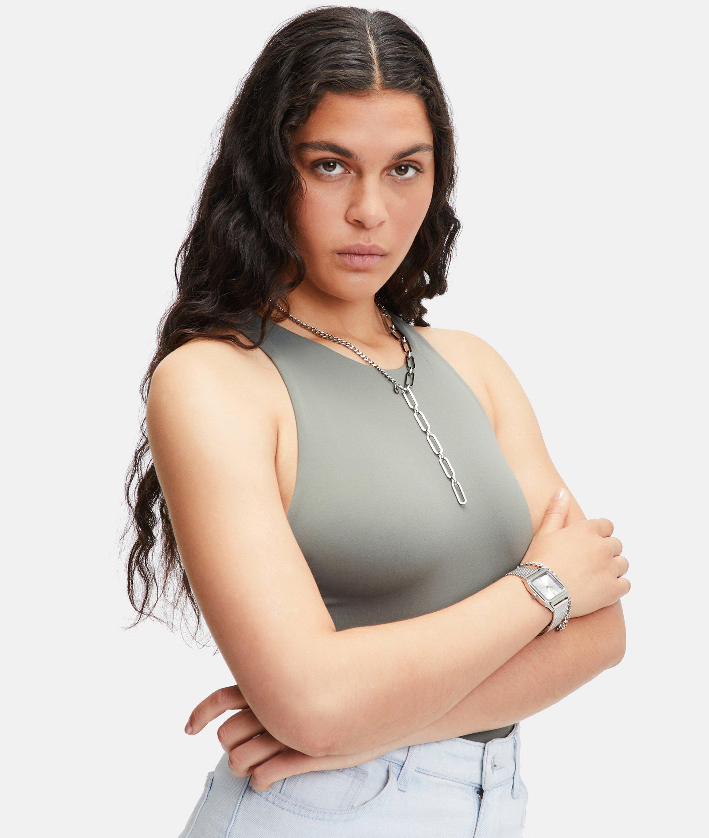 Uhr in silber & lila