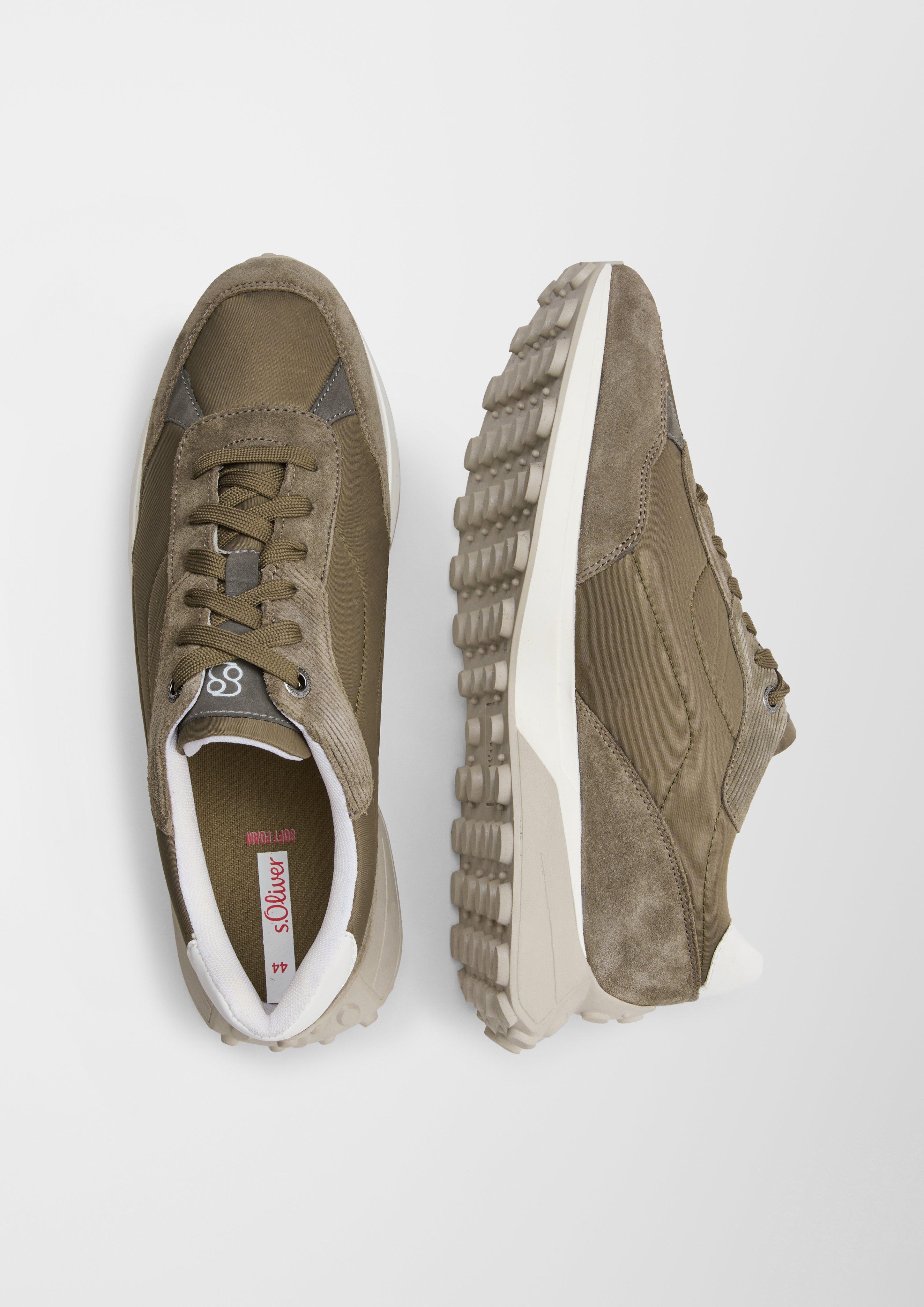 s.Oliver Sneaker im Materialmix