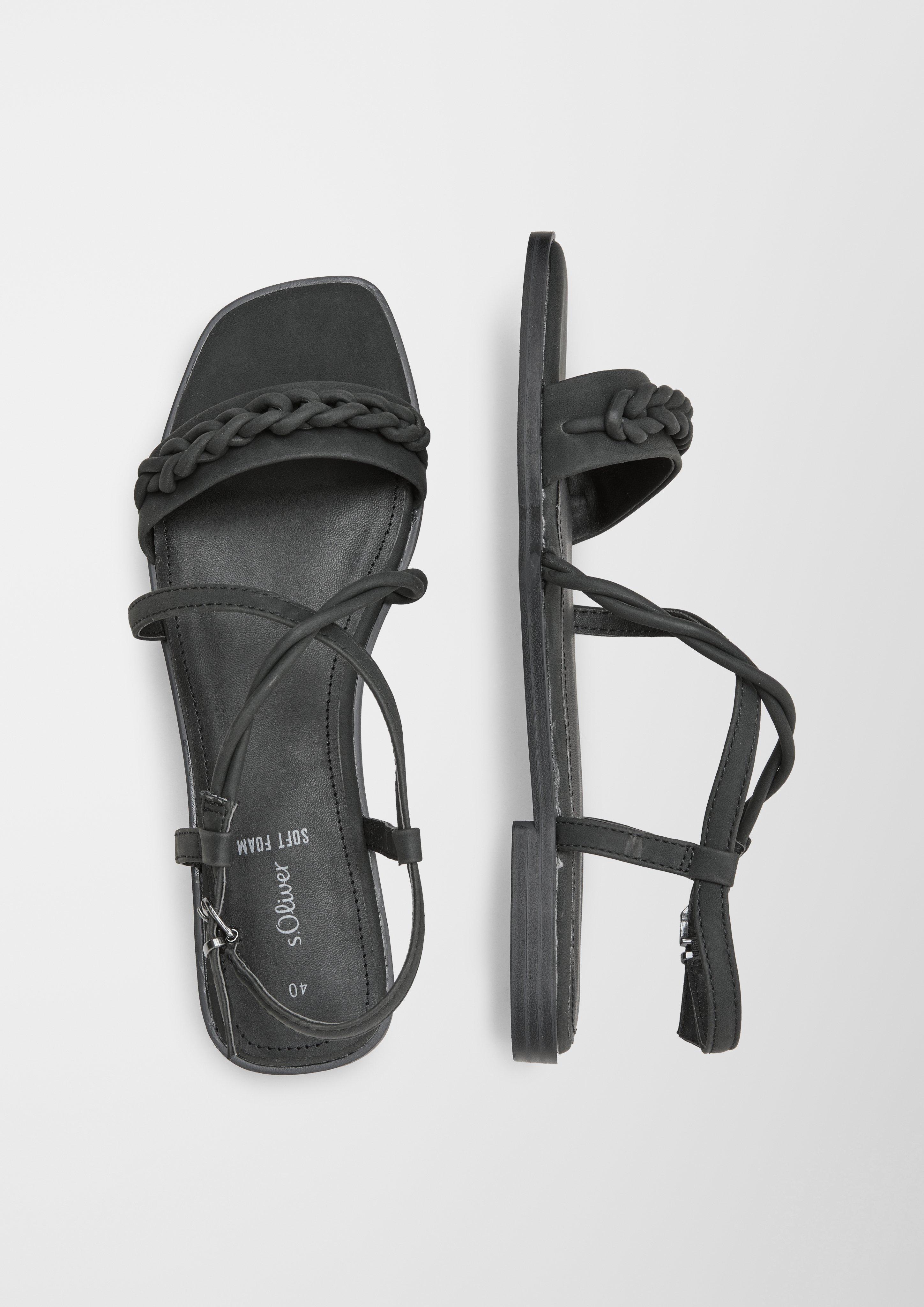 s.Oliver Sandalen mit Flecht-Detail