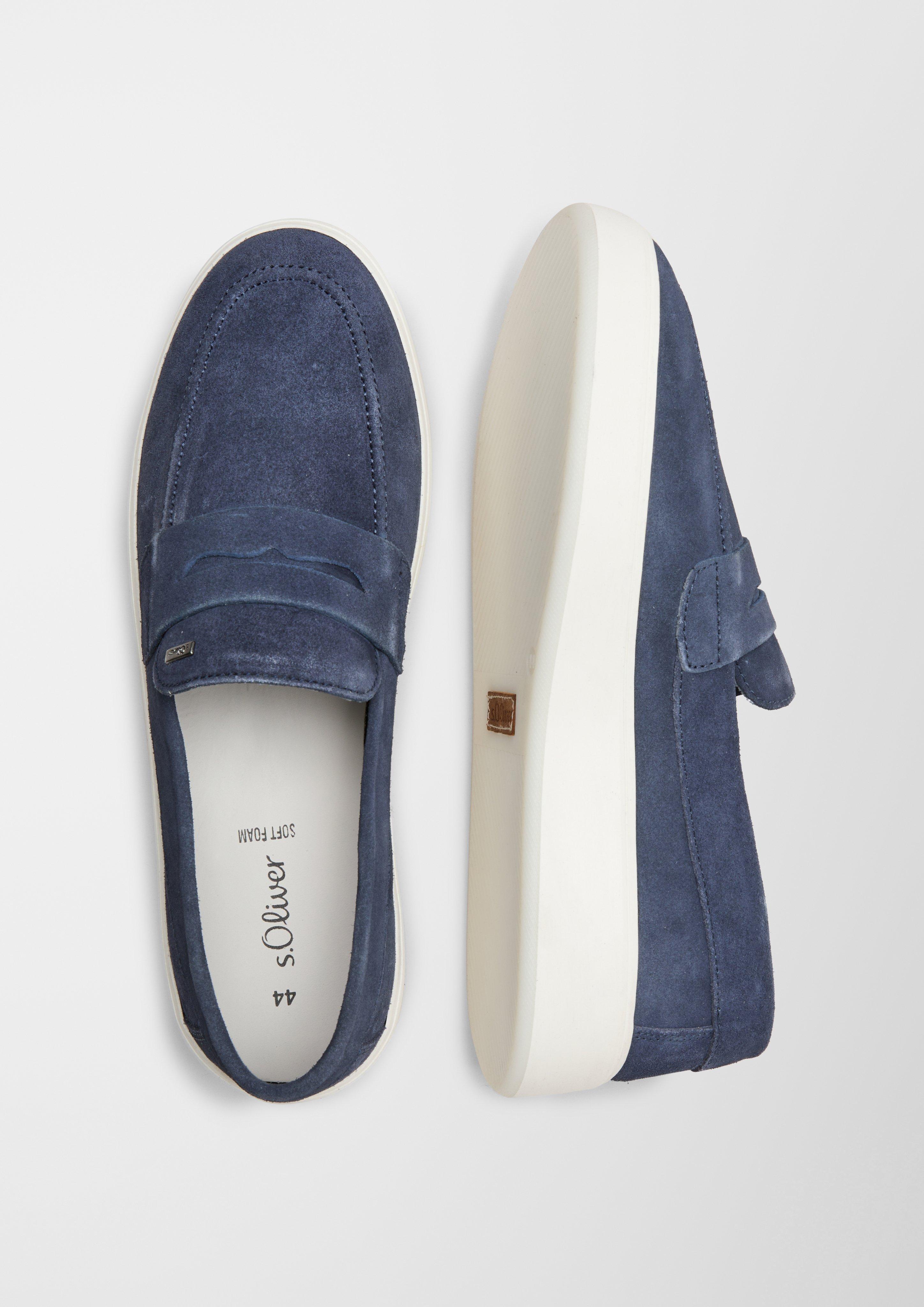 s.Oliver Velours-Slipper mit Zier-Element