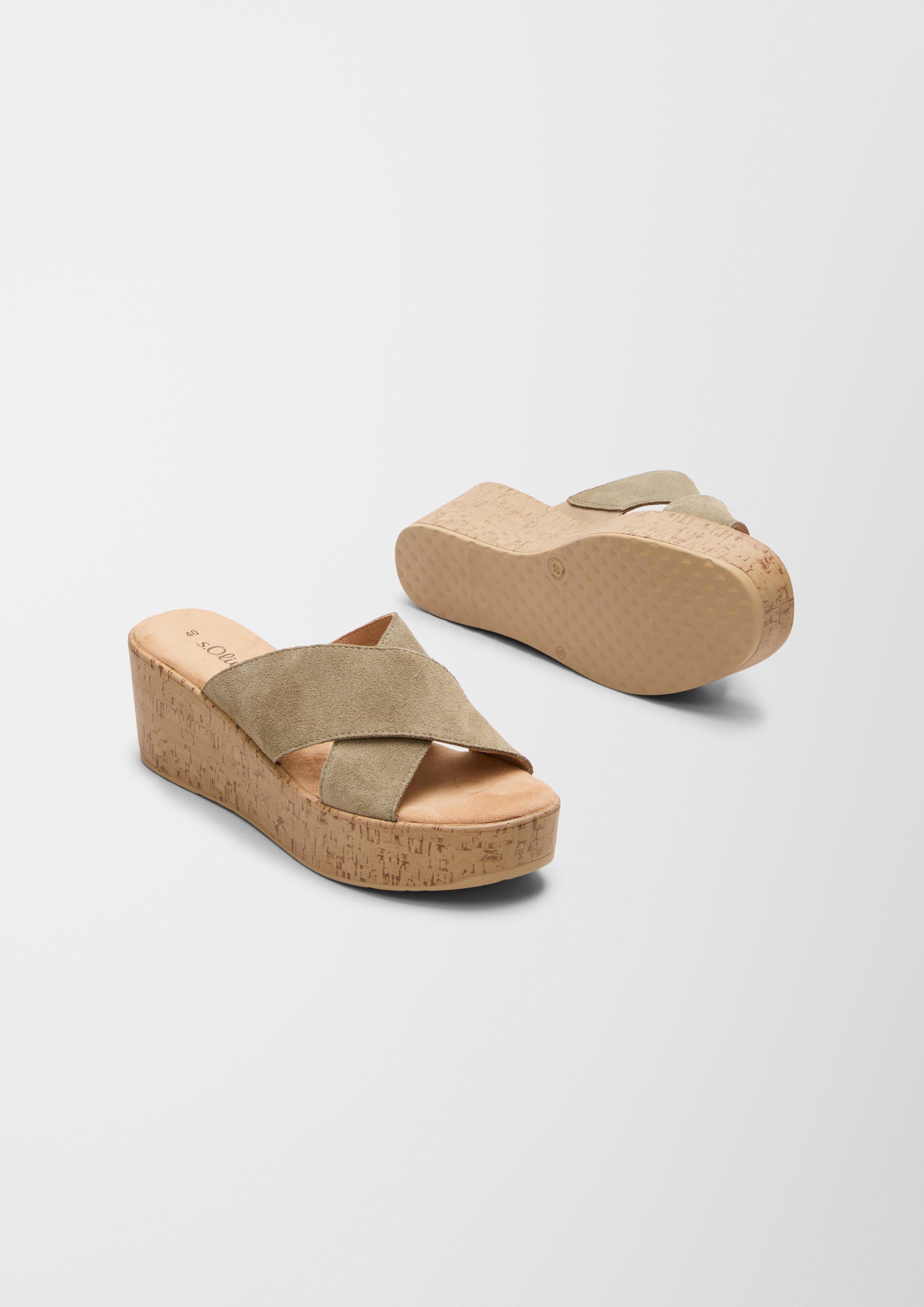 s.Oliver Pantoletten mit Keilabsatz