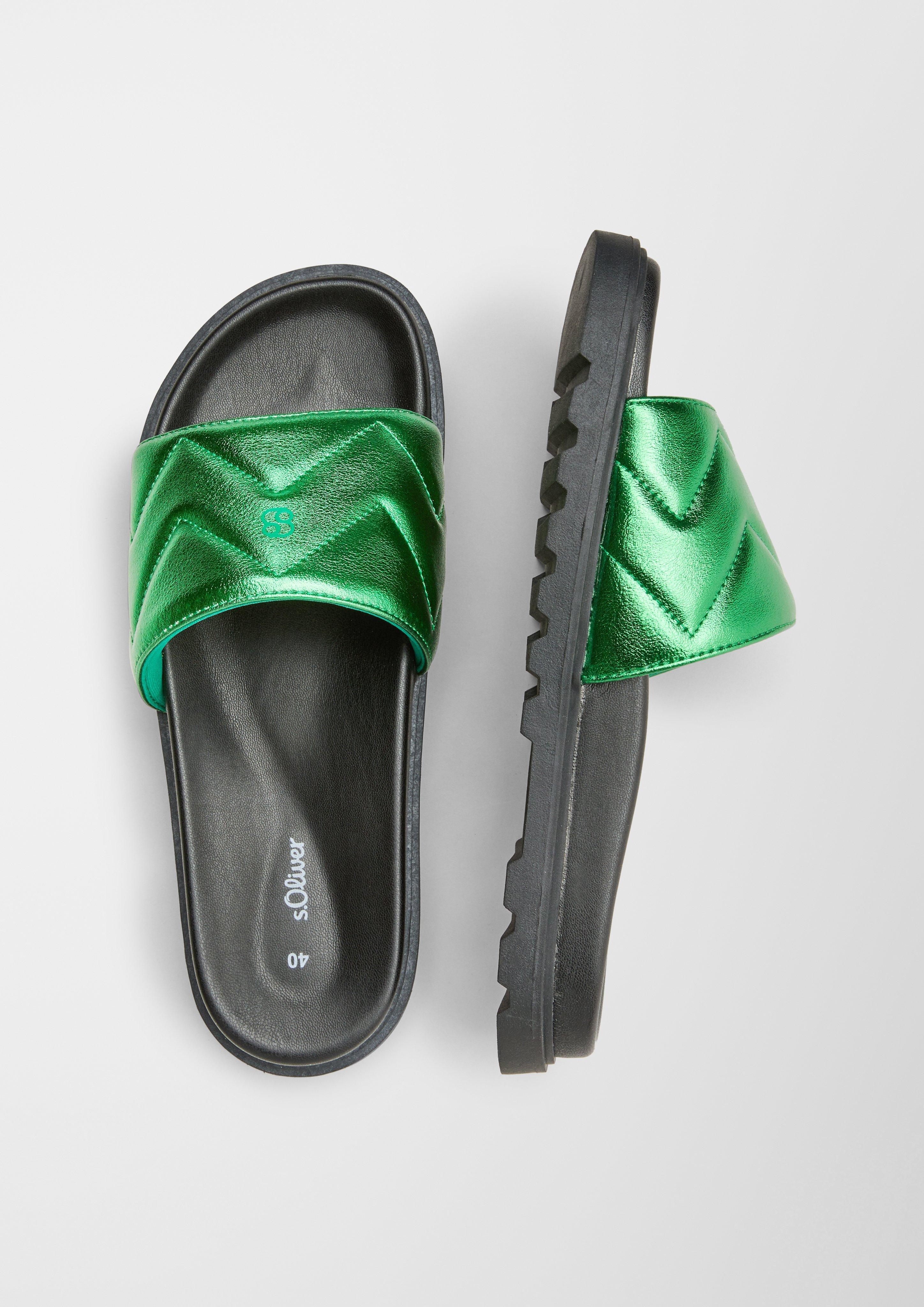 s.Oliver Pantoletten mit Stepp-Detail