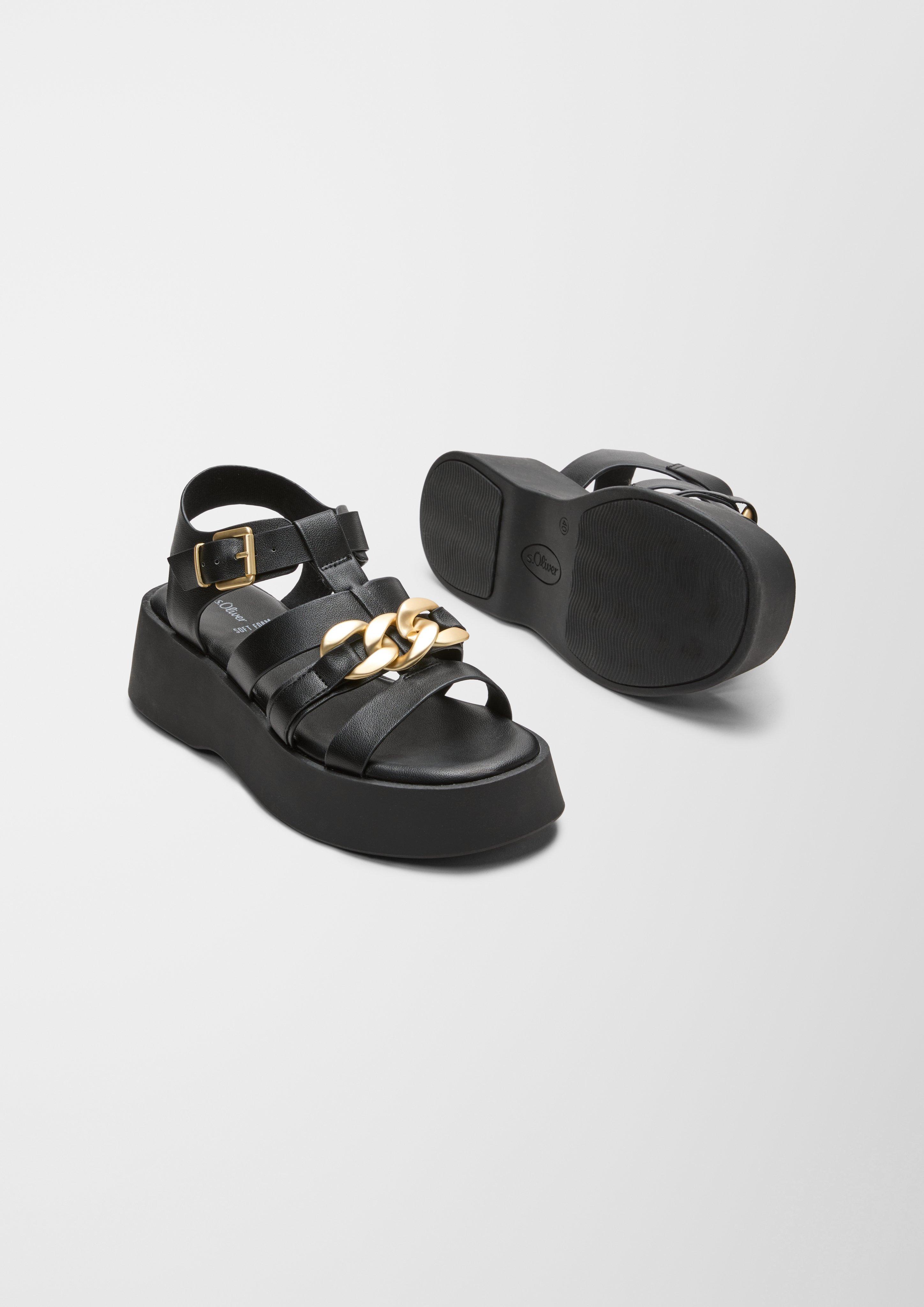 s.Oliver Sandalen mit Schmuckdetail