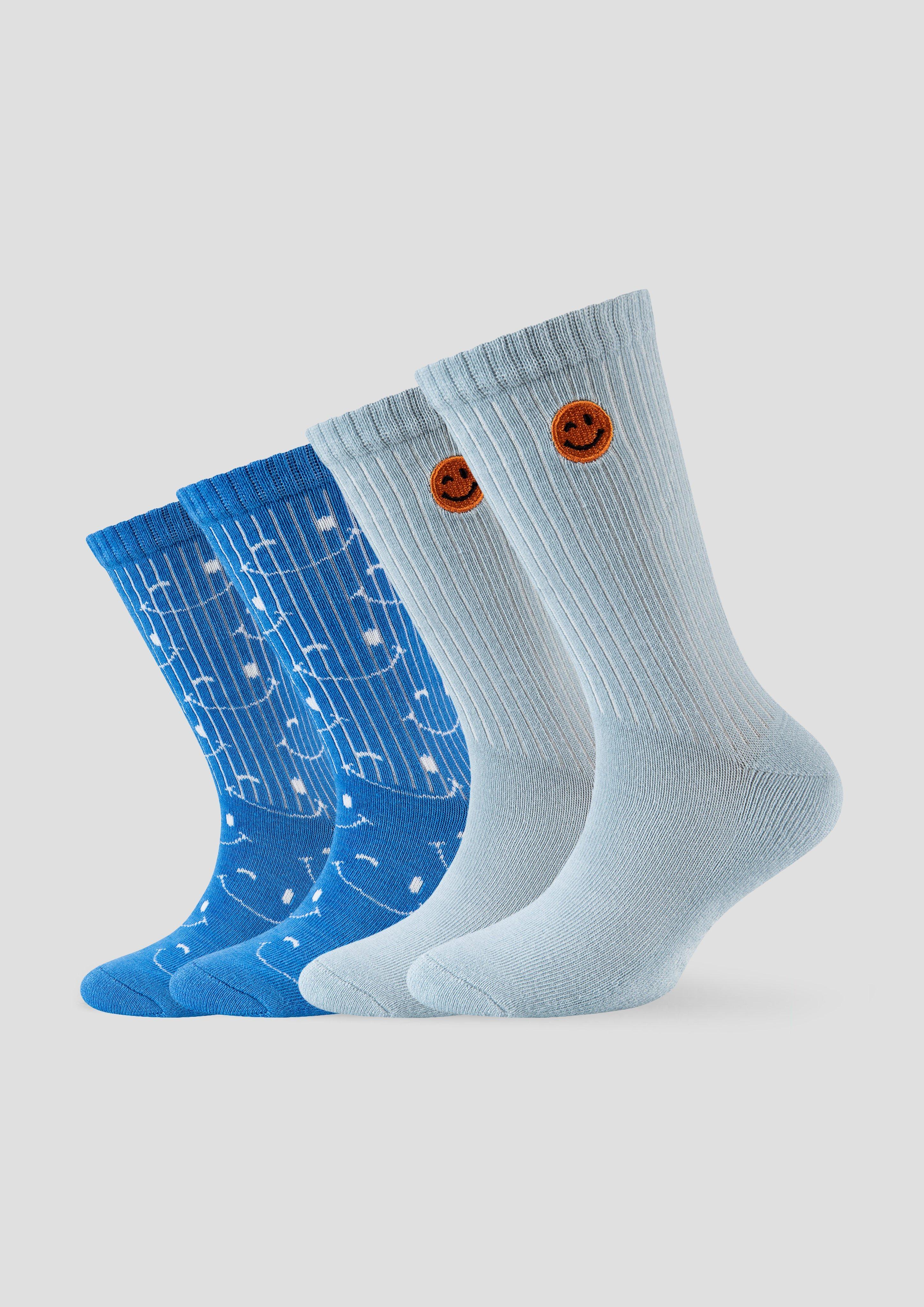 S.Oliver 2er-Pack Socken mit Smiley-Details