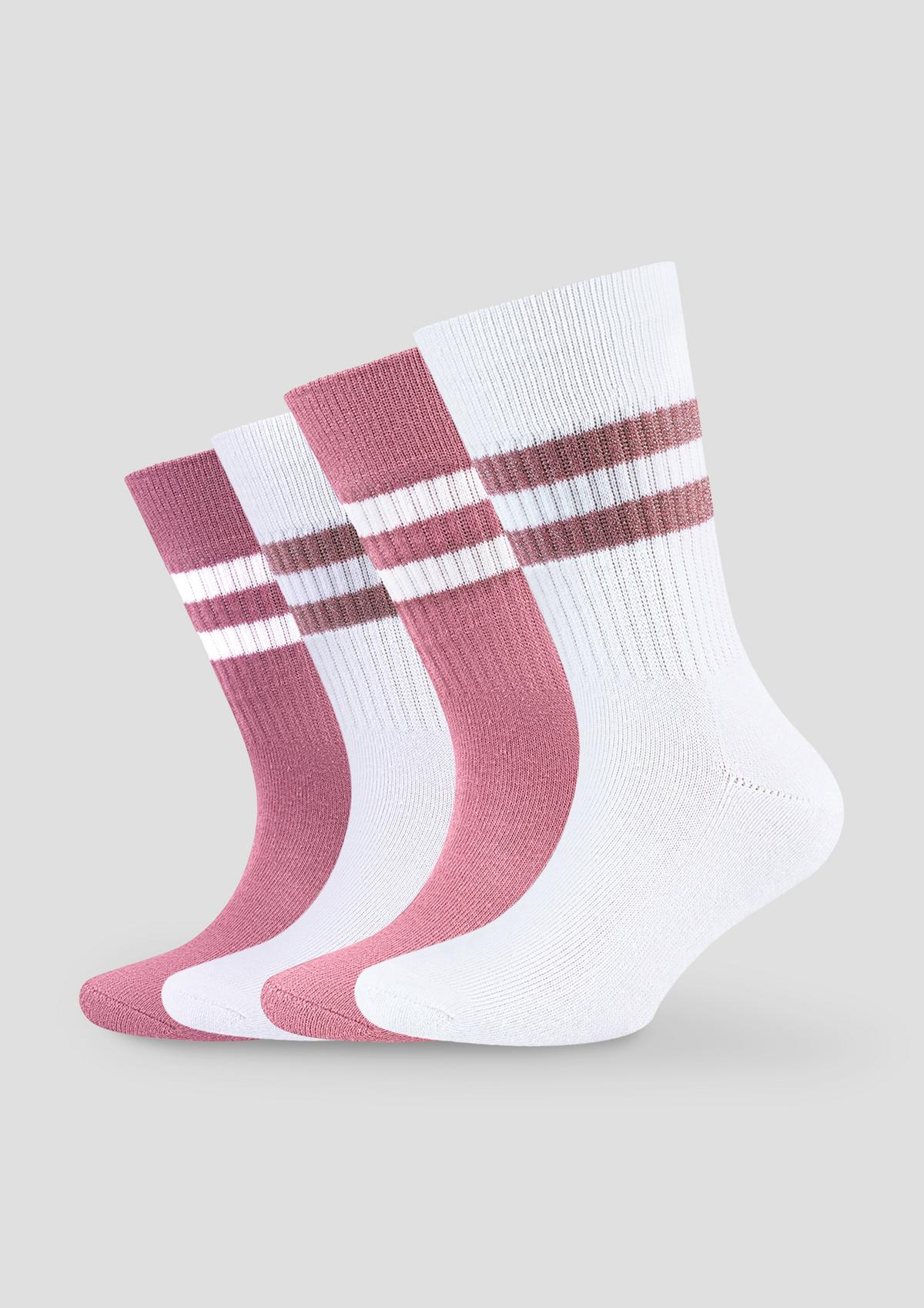 4er-Pack Socken - rosa