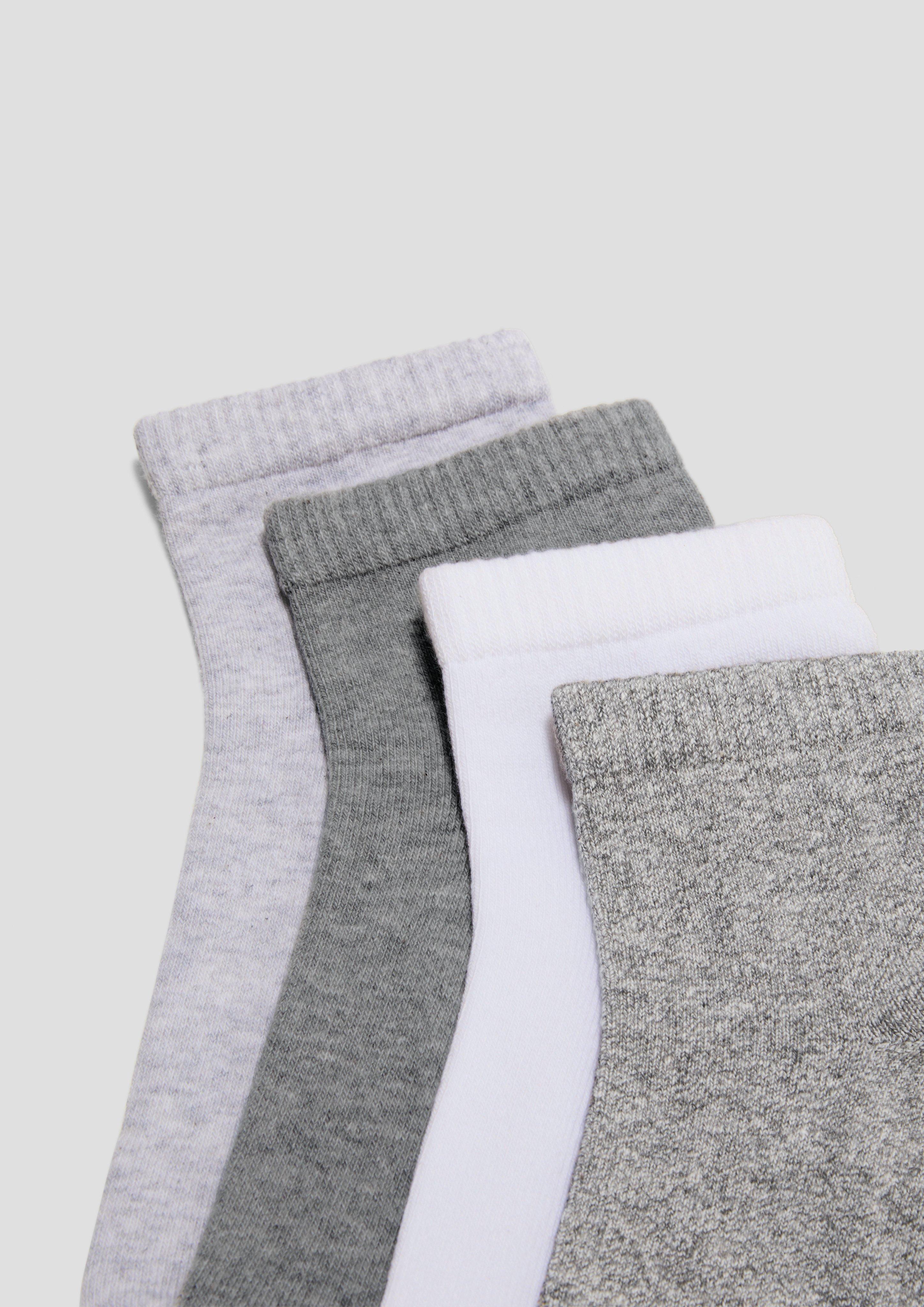 s.Oliver Kurze Socken im 4er-Pack