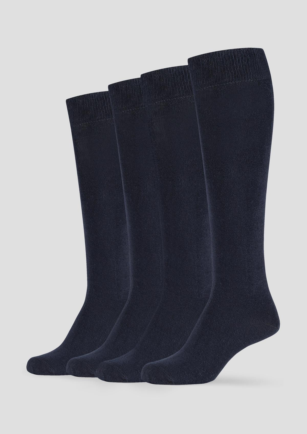 s.Oliver Set van 4 paar lange sokken