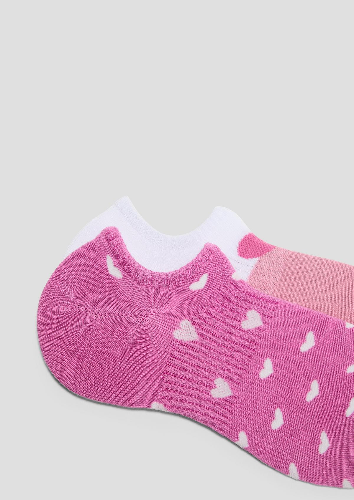 s.Oliver Kurze Socken mit Herz-Details