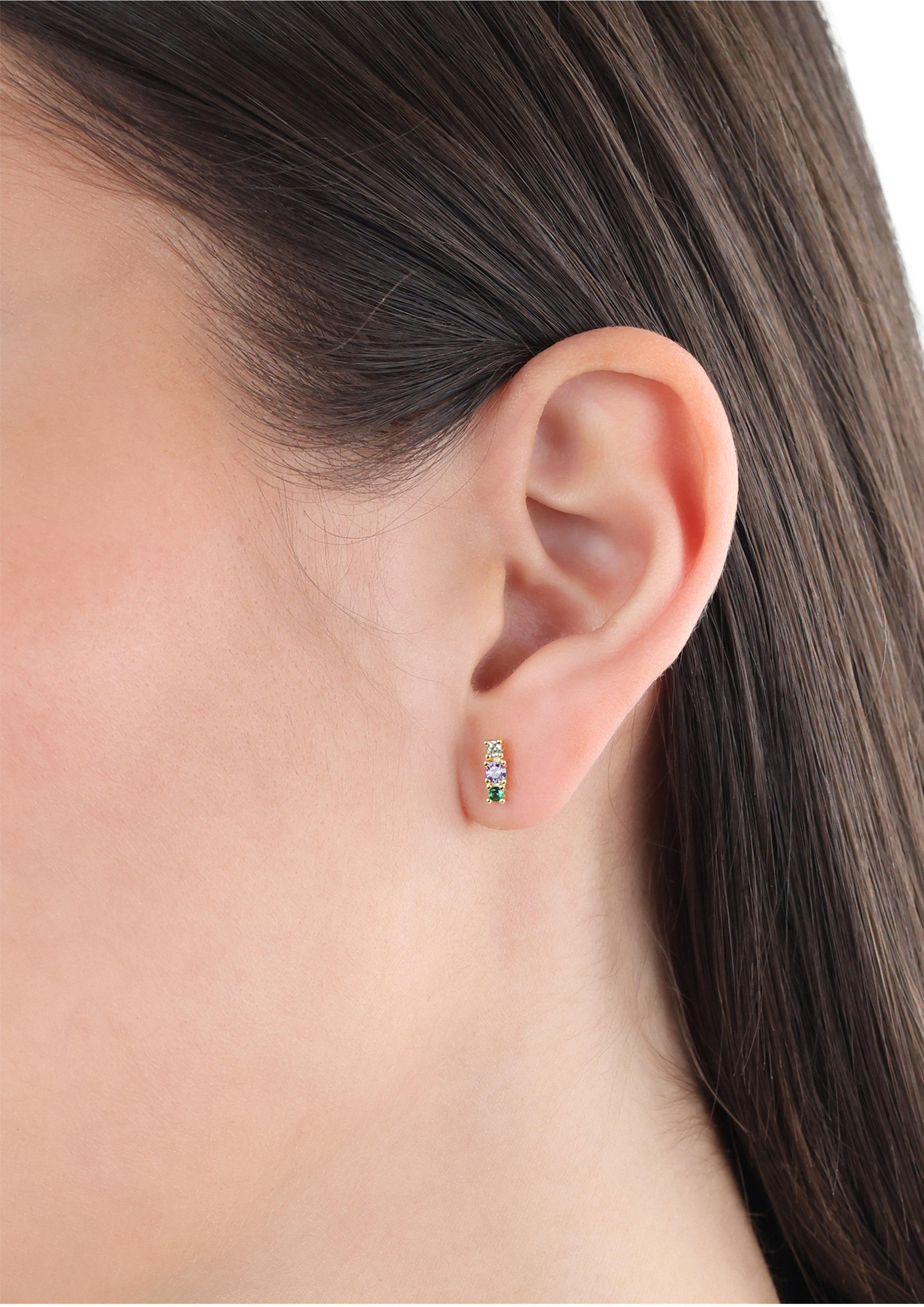 s.Oliver Ohrstecker im Rainbow-Look