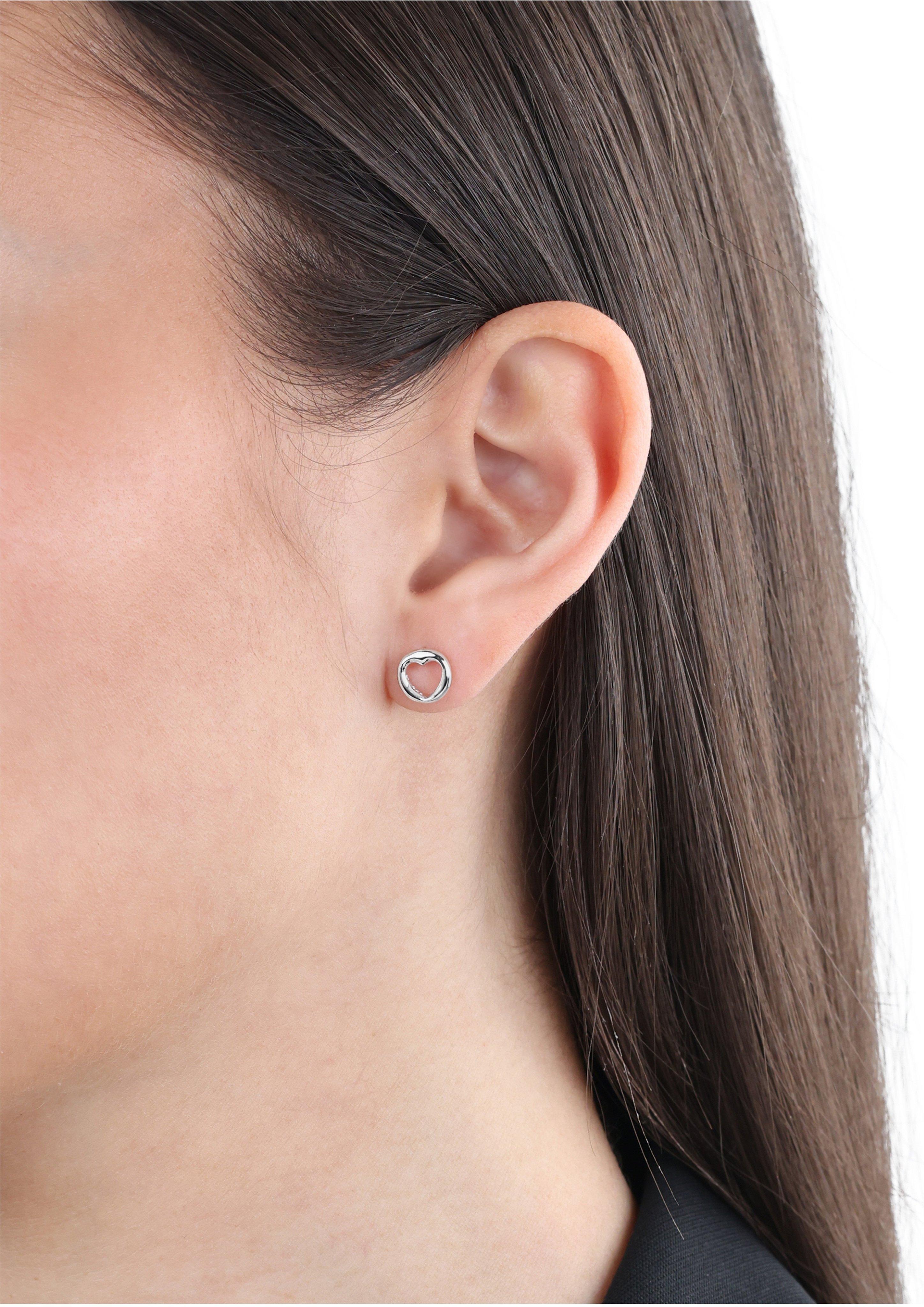 s.Oliver Ohrstecker mit Herz-Motiv
