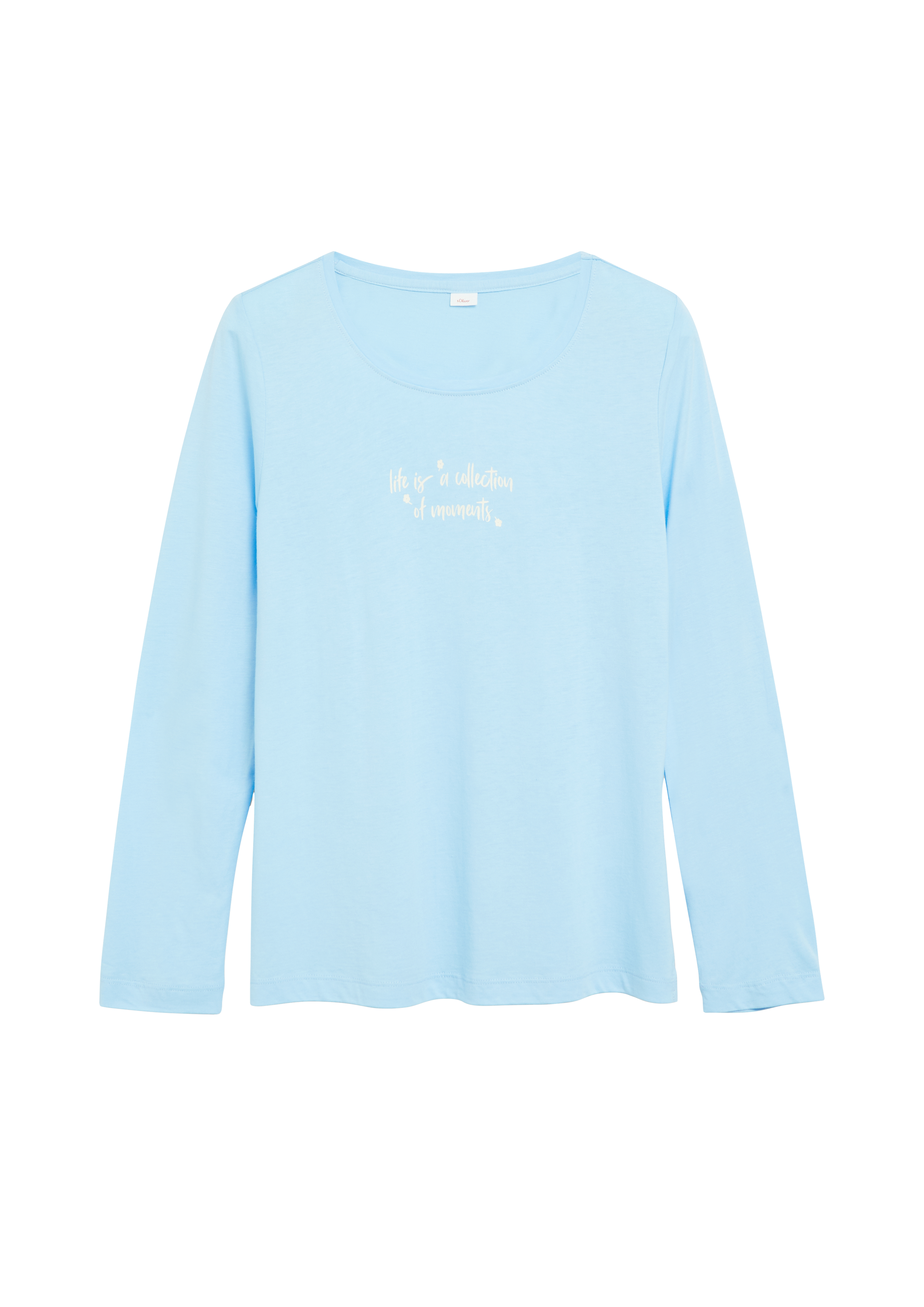 Zacht pyjamashirt