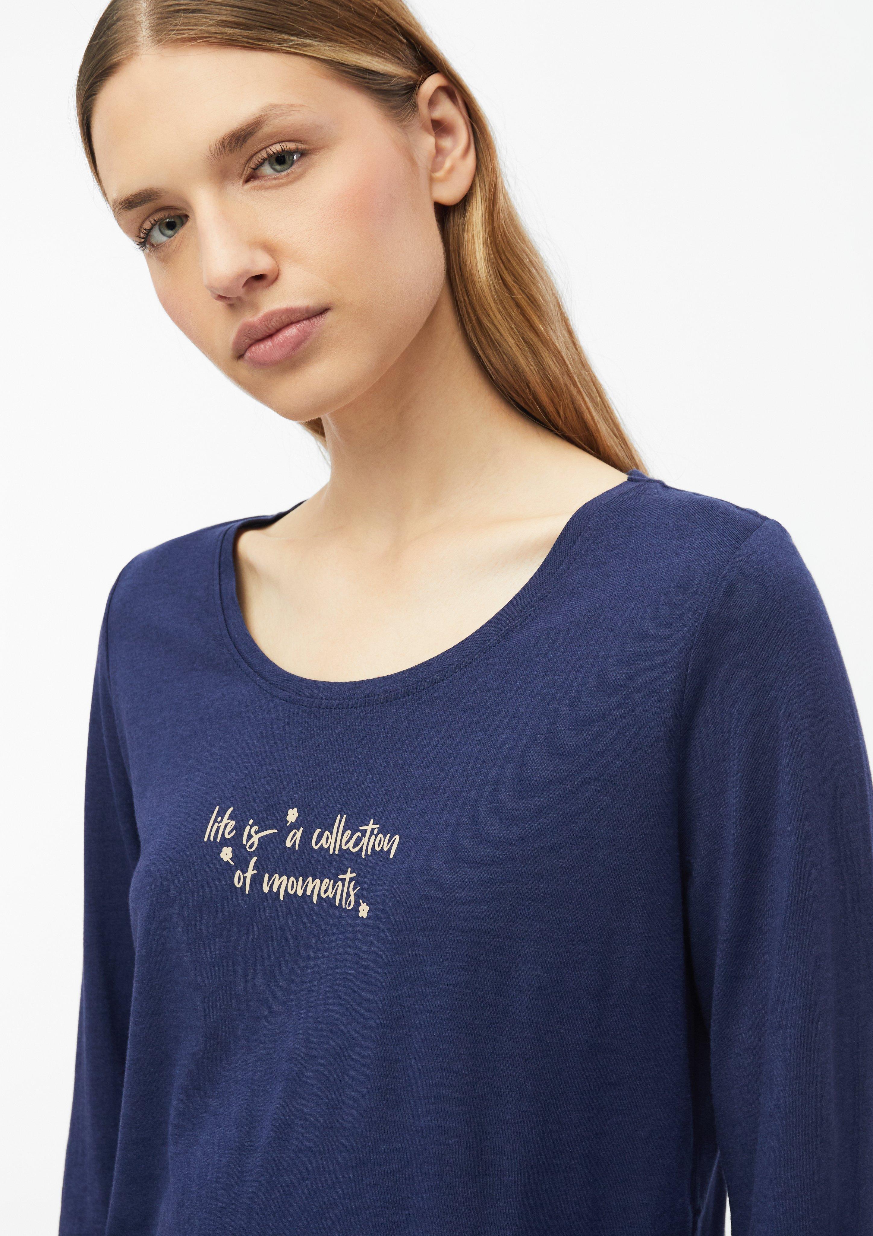 Women Soft pyjama top in blue by s.Oliver