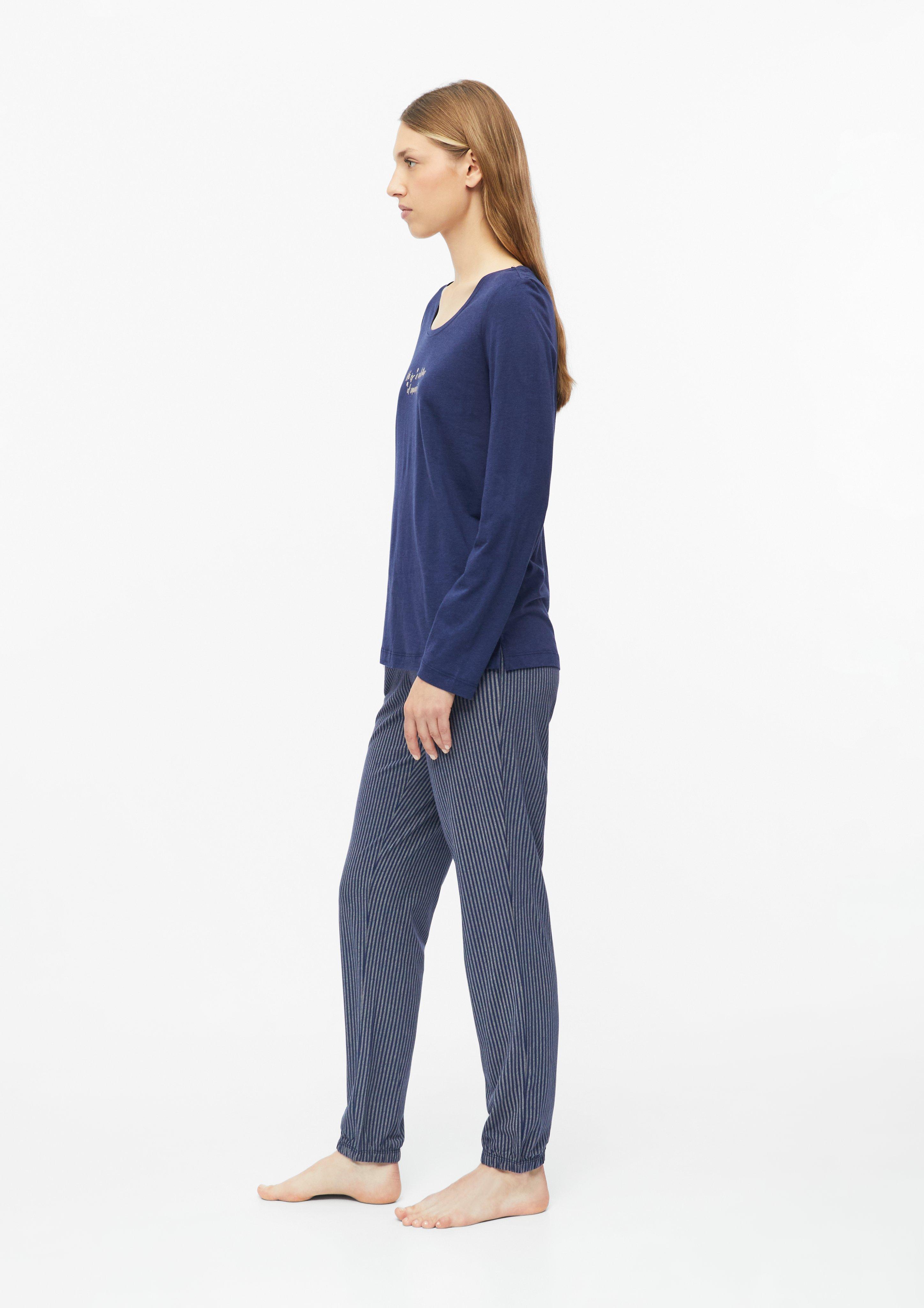 Women Soft pyjama top in blue by s.Oliver