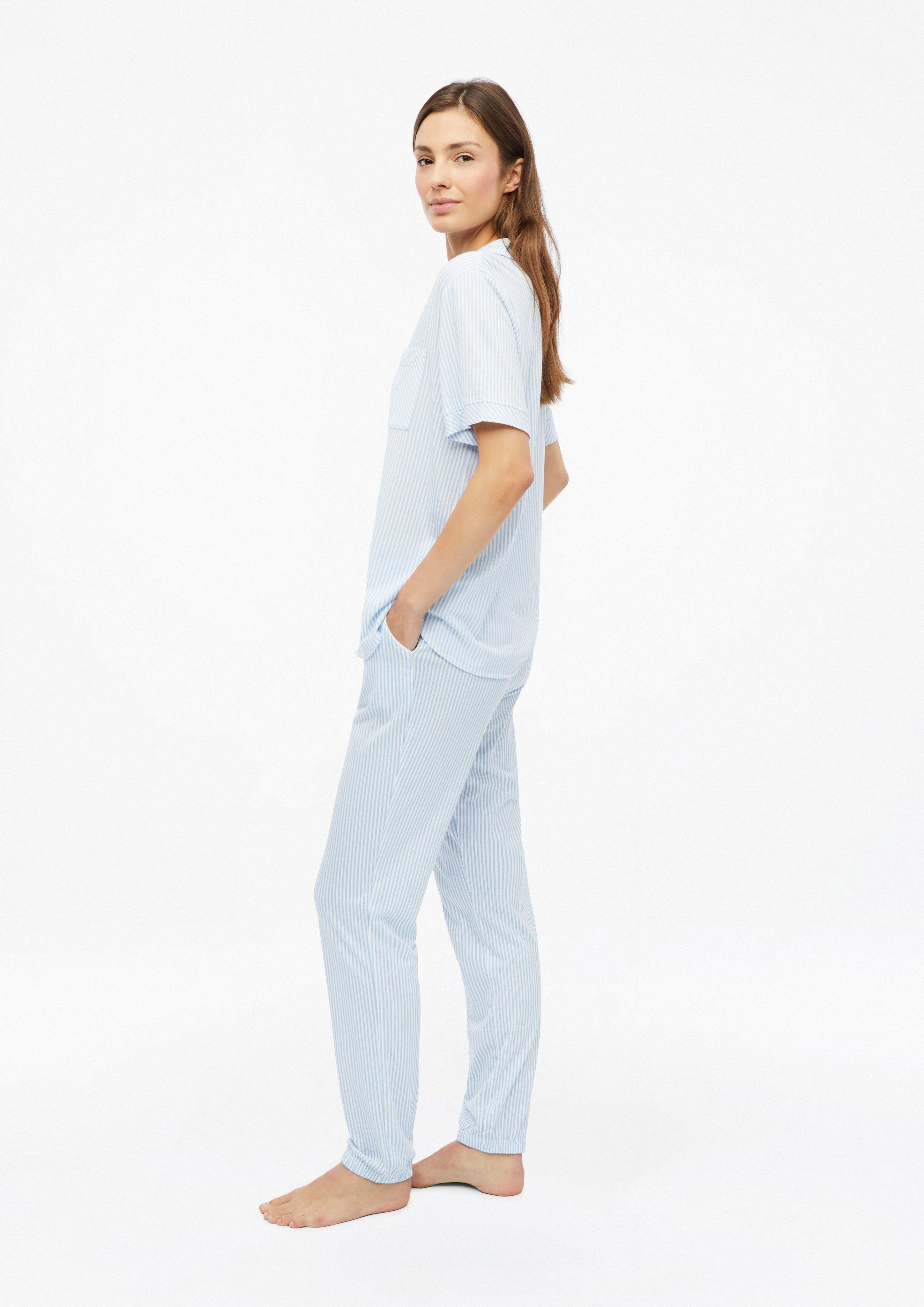 Dames Pyjama in blauw van s.Oliver