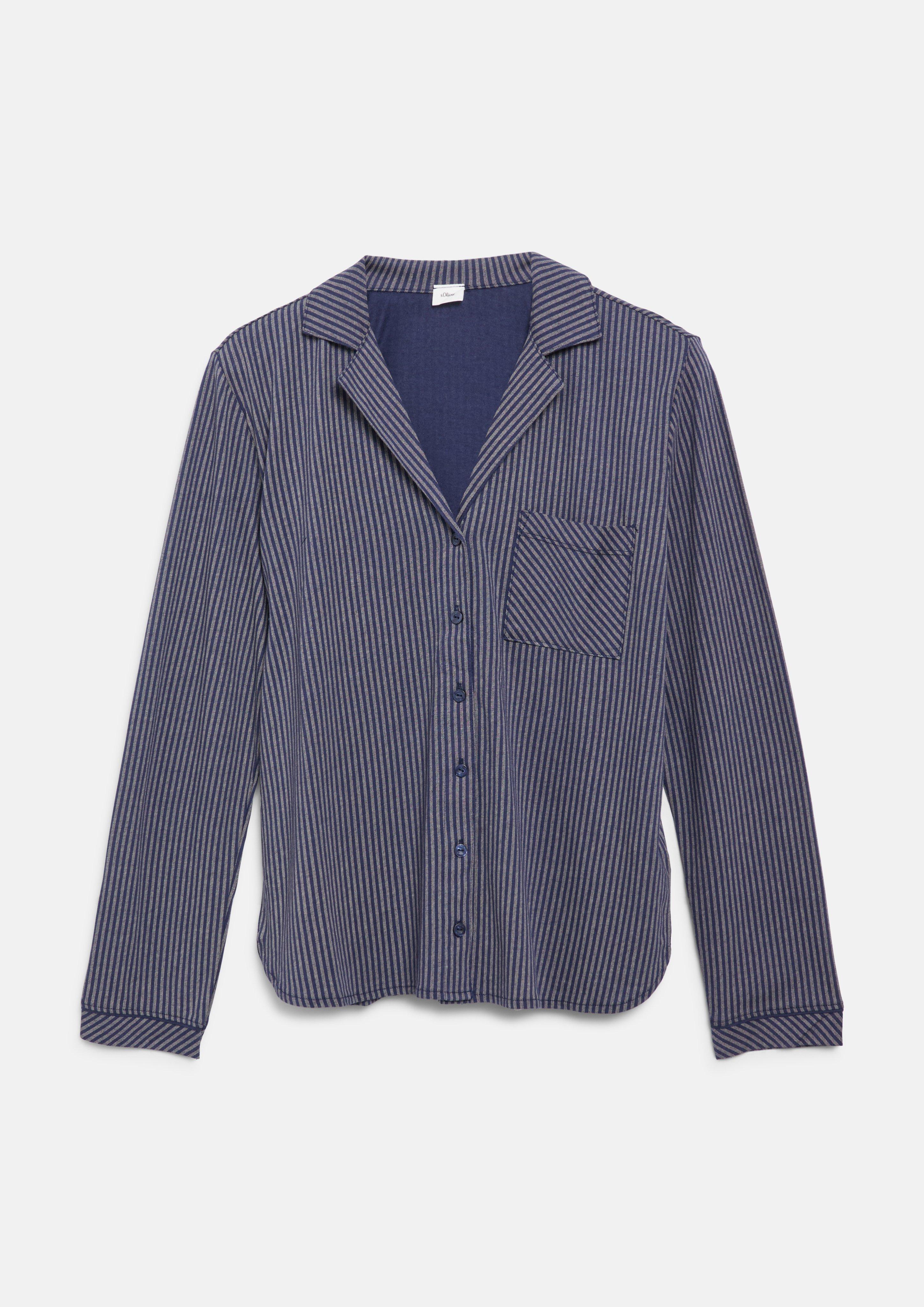 Femmes Haut de pyjama classique en bleu de s.Oliver