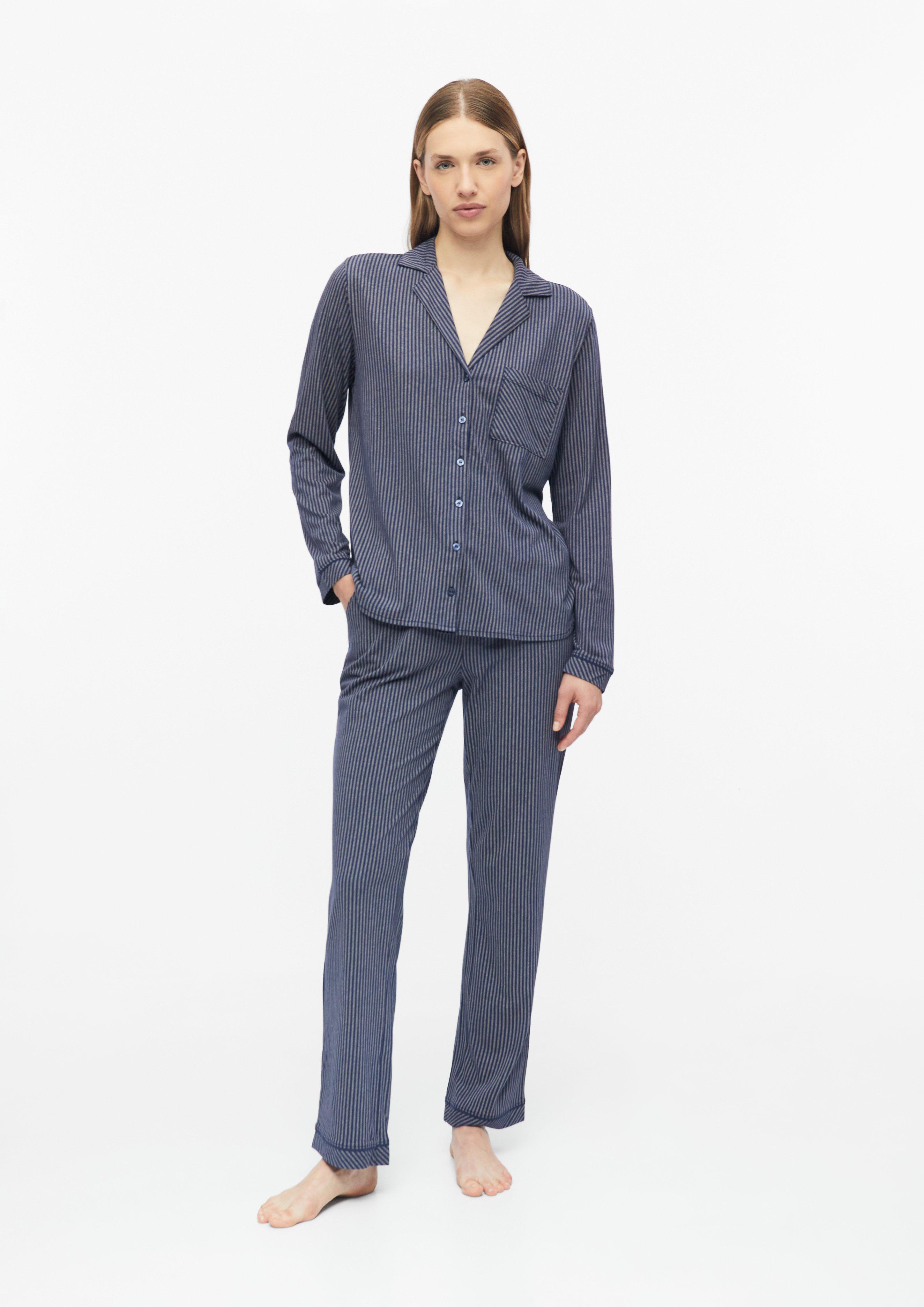 Women Classic pyjama top in blue by s.Oliver